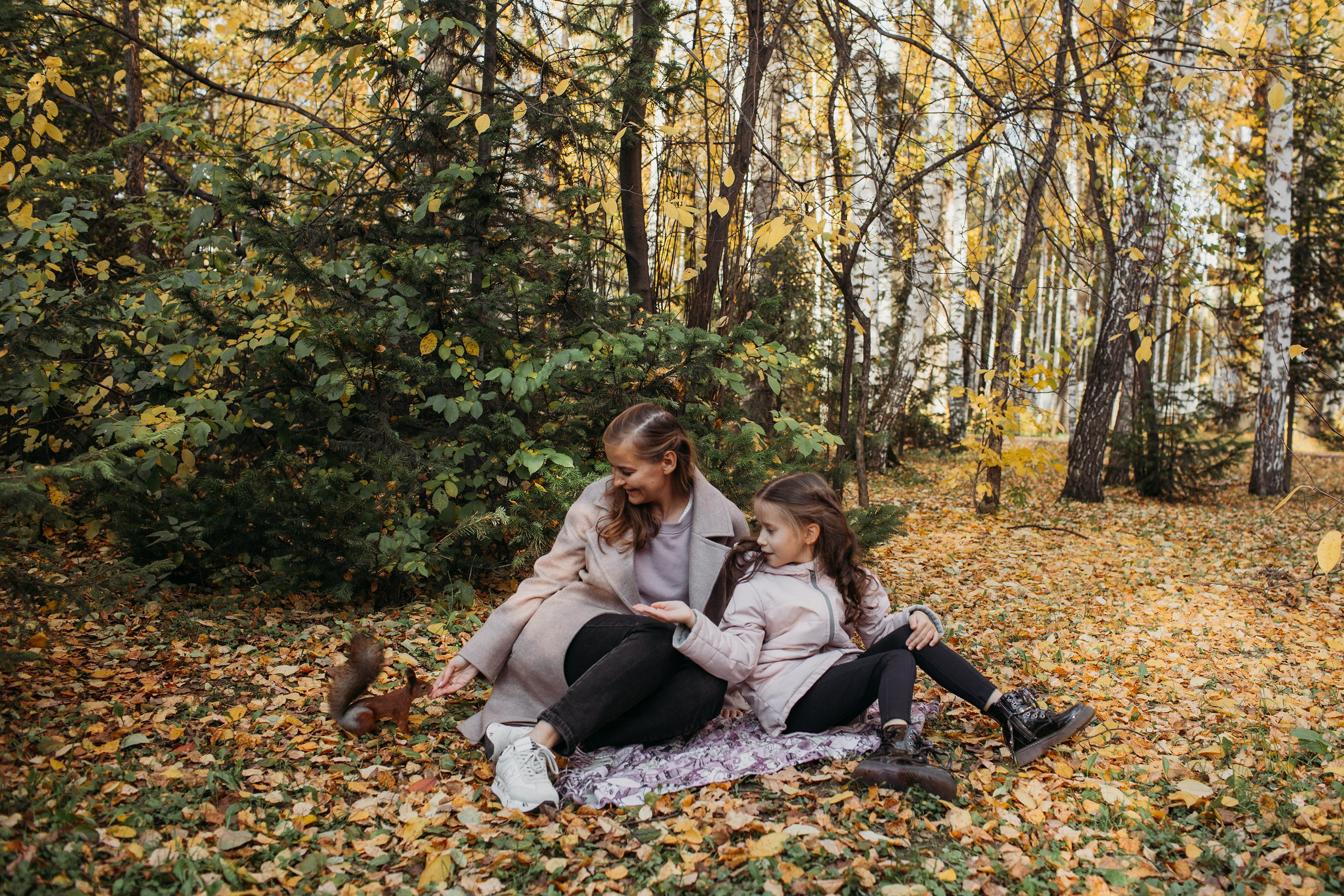 Настя, Ксюша, Надя, Антон. Семейный фотограф Томск