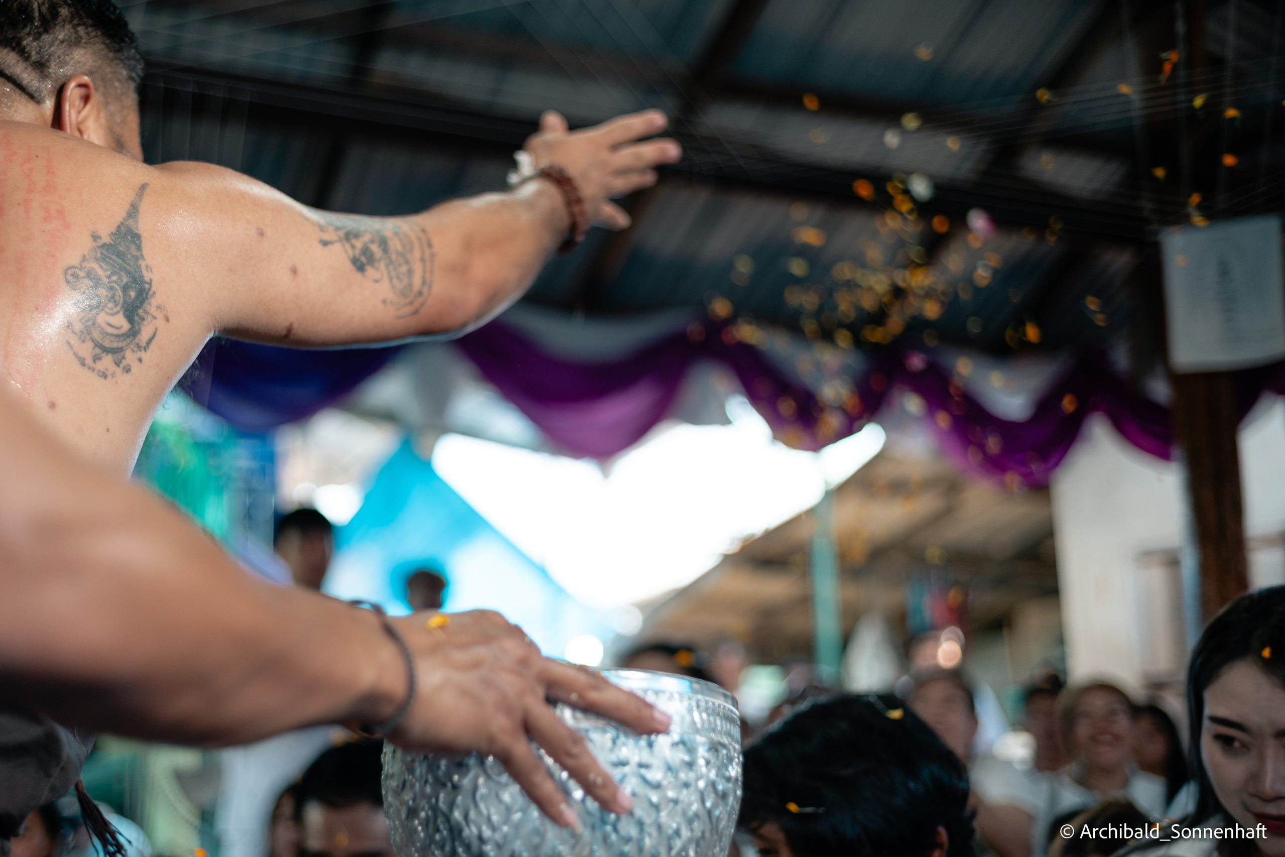 Thai monk. Photographer in Guangzhou, China. Archibald Sonnenhaft