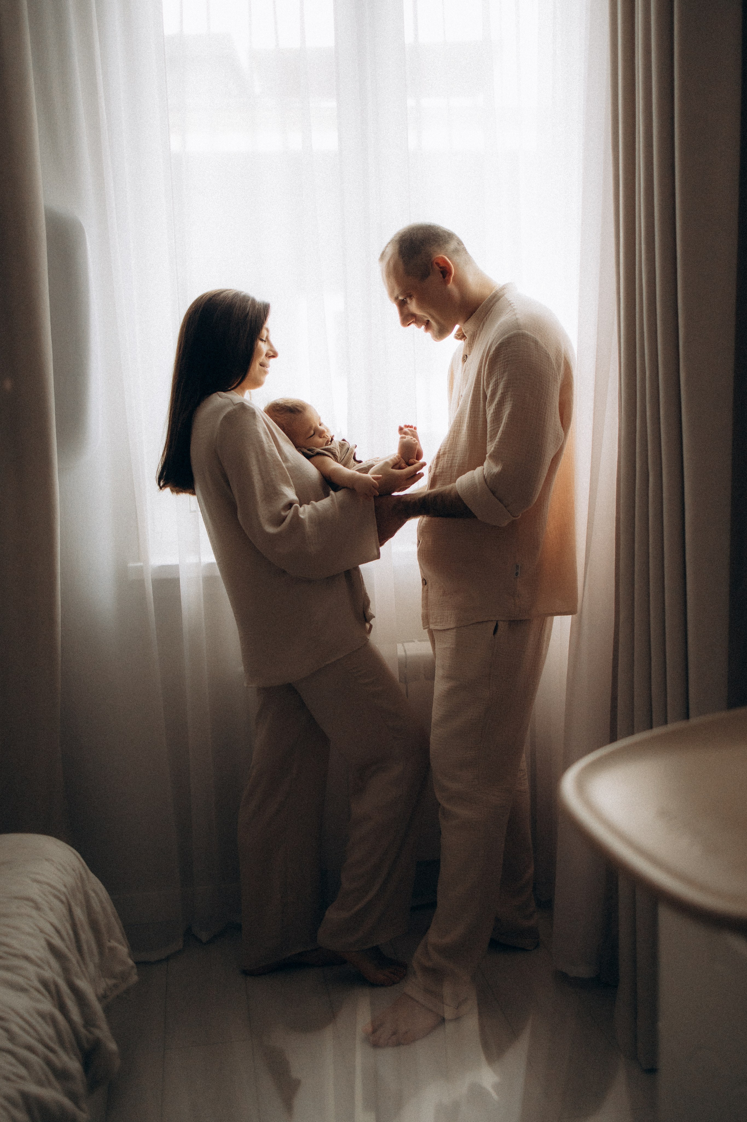 Семейная домашняя фотосессия в Москве. Семейный фотограф в Москве и Люберцах Юлия Гуськова