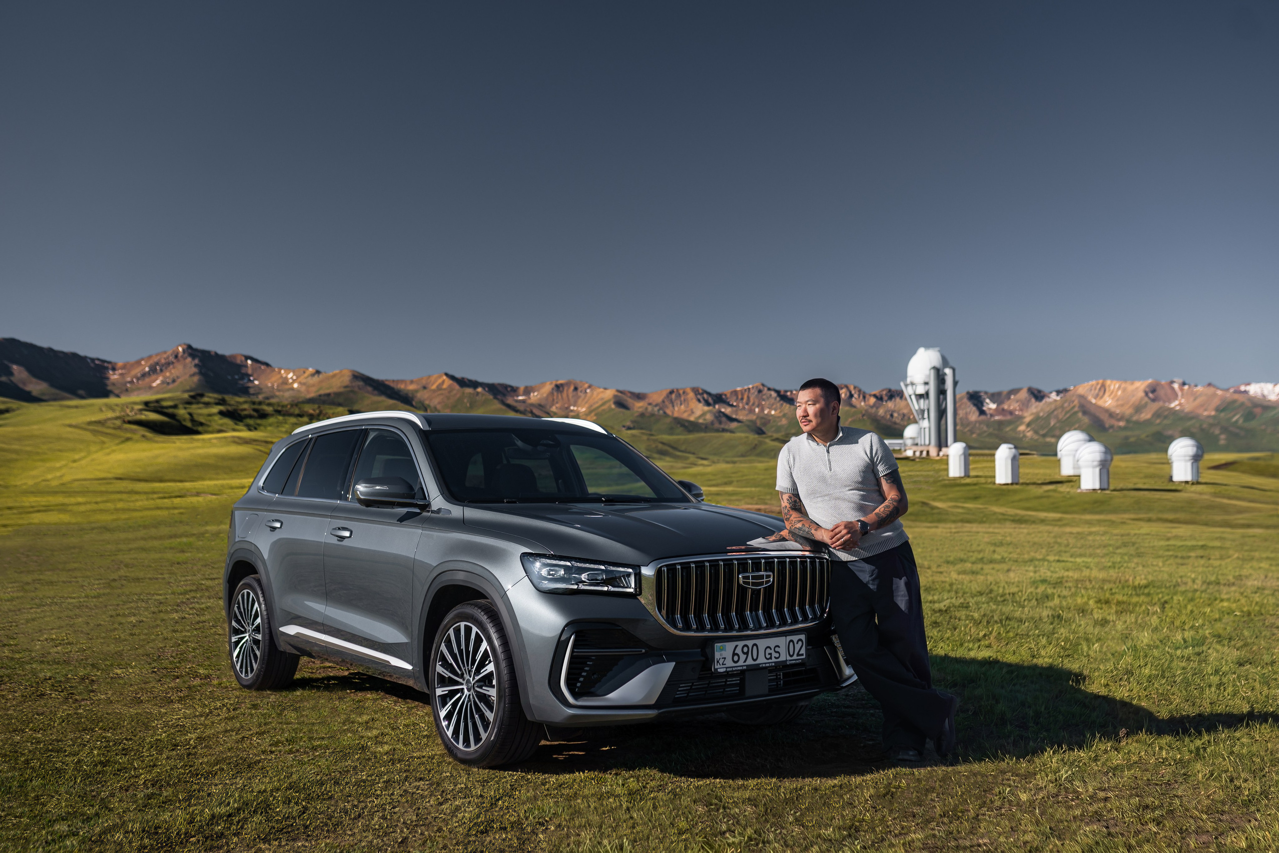 Geely Monjaro x Kana Beisekeyev. Чен Станислав | Автомобильный фотограф | Алматы, Казахстан