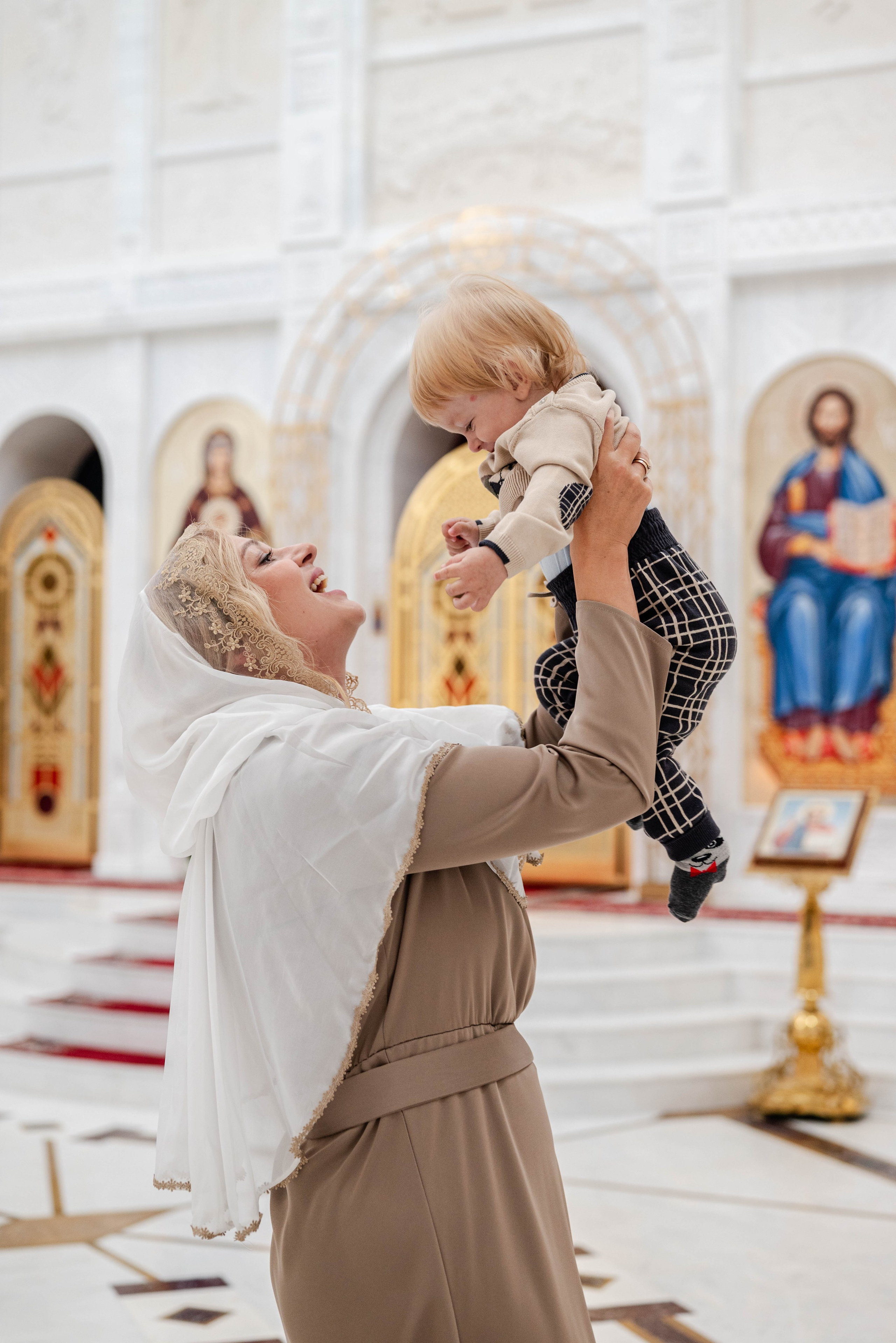 Крещение Олеся. Семейный и детский фотограф Москва