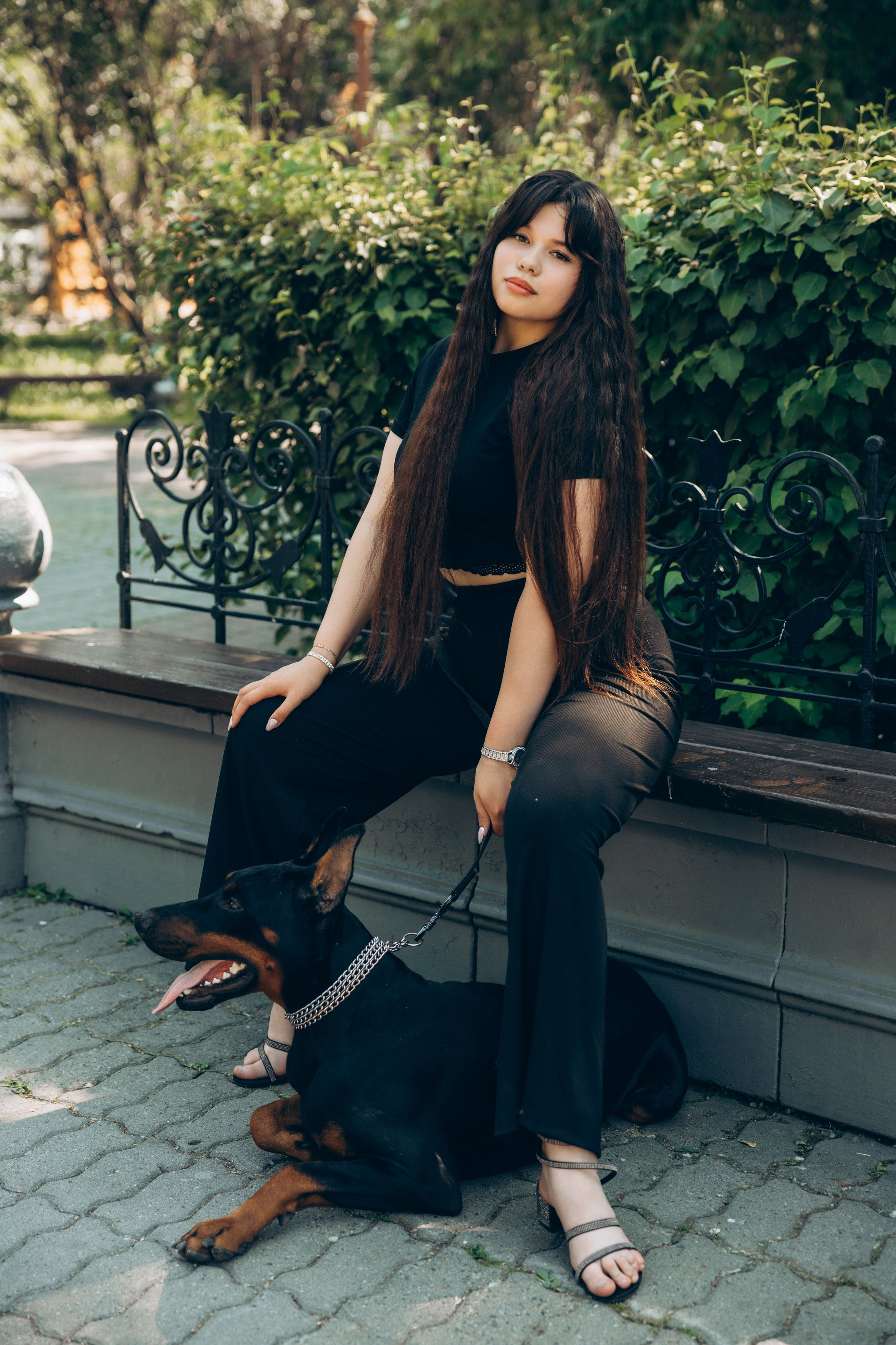 Фотосессия с доберманом. Свадебный, семейный фотограф в Иркутске Светлана Макаричева