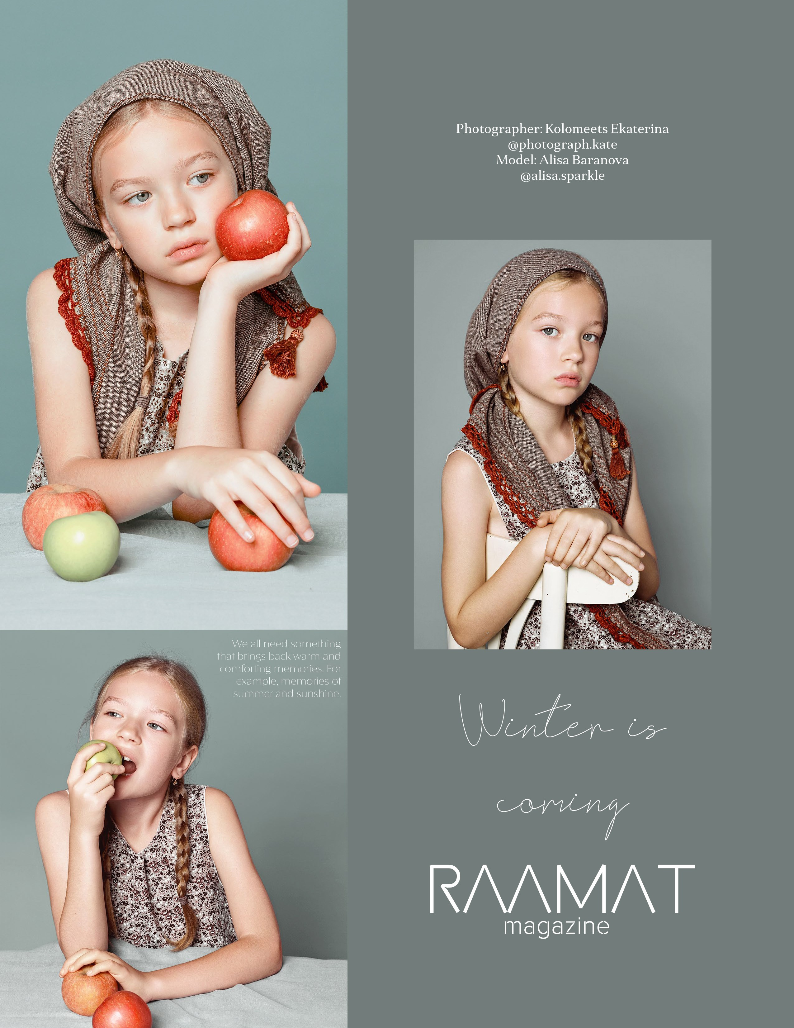 Публикации. Актерское и модельное портфолио. Фотограф в Москве Екатерина Коломеец