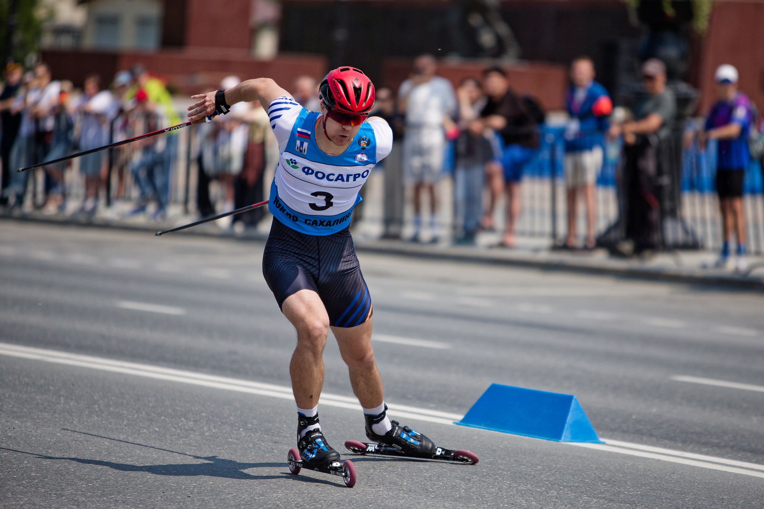 II этап Кубка России по лыжероллерам. Кутузов Евгений Фотограф в Южно-Сахалинске