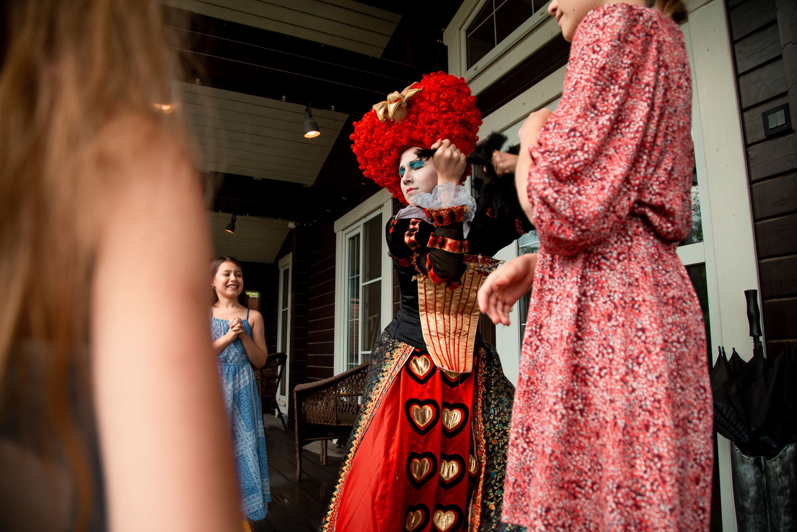 В гостях у красной королевы. Свадебный Семейный Репортажный фотограф в Москве