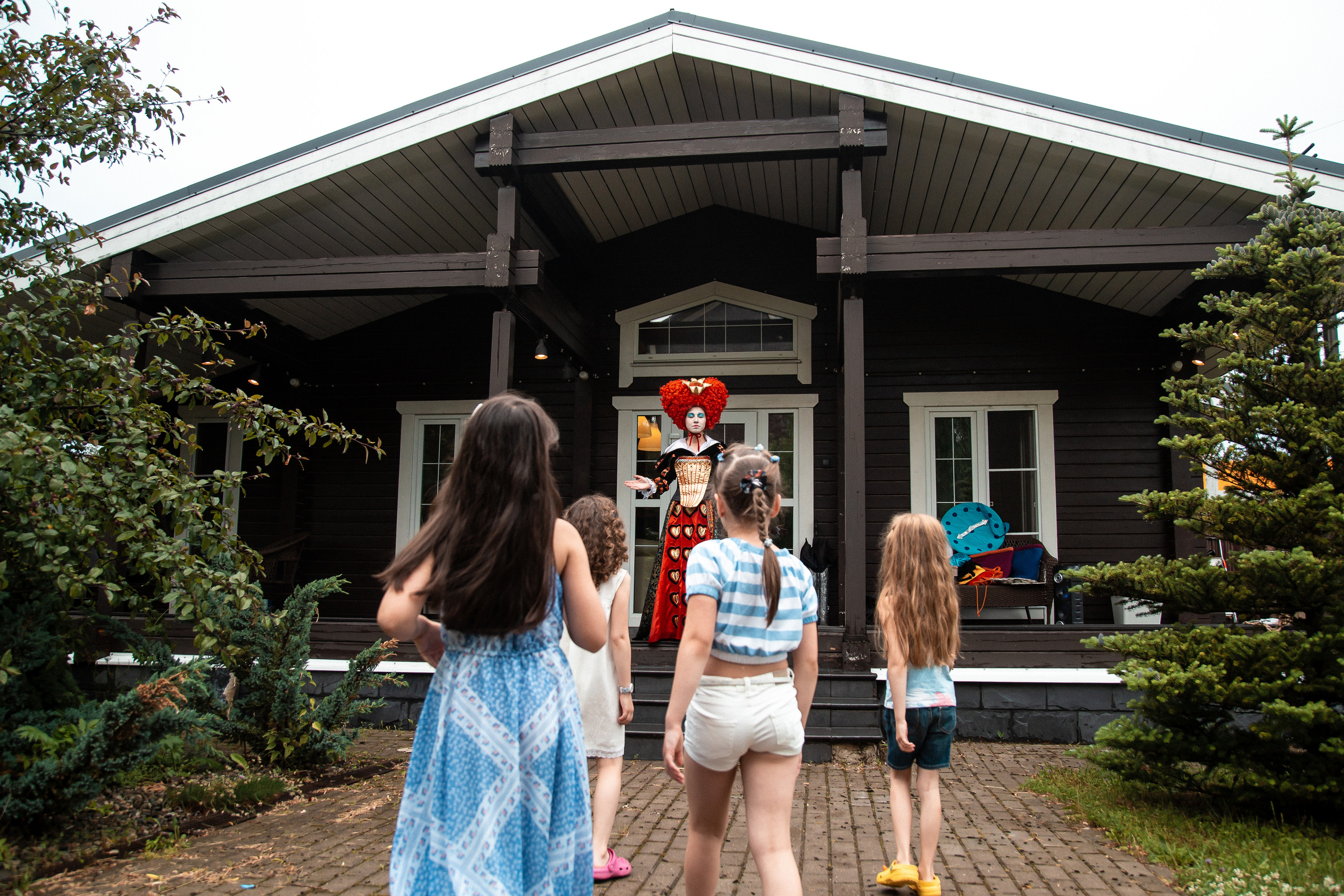 В гостях у красной королевы. Свадебный Семейный Репортажный фотограф в Москве