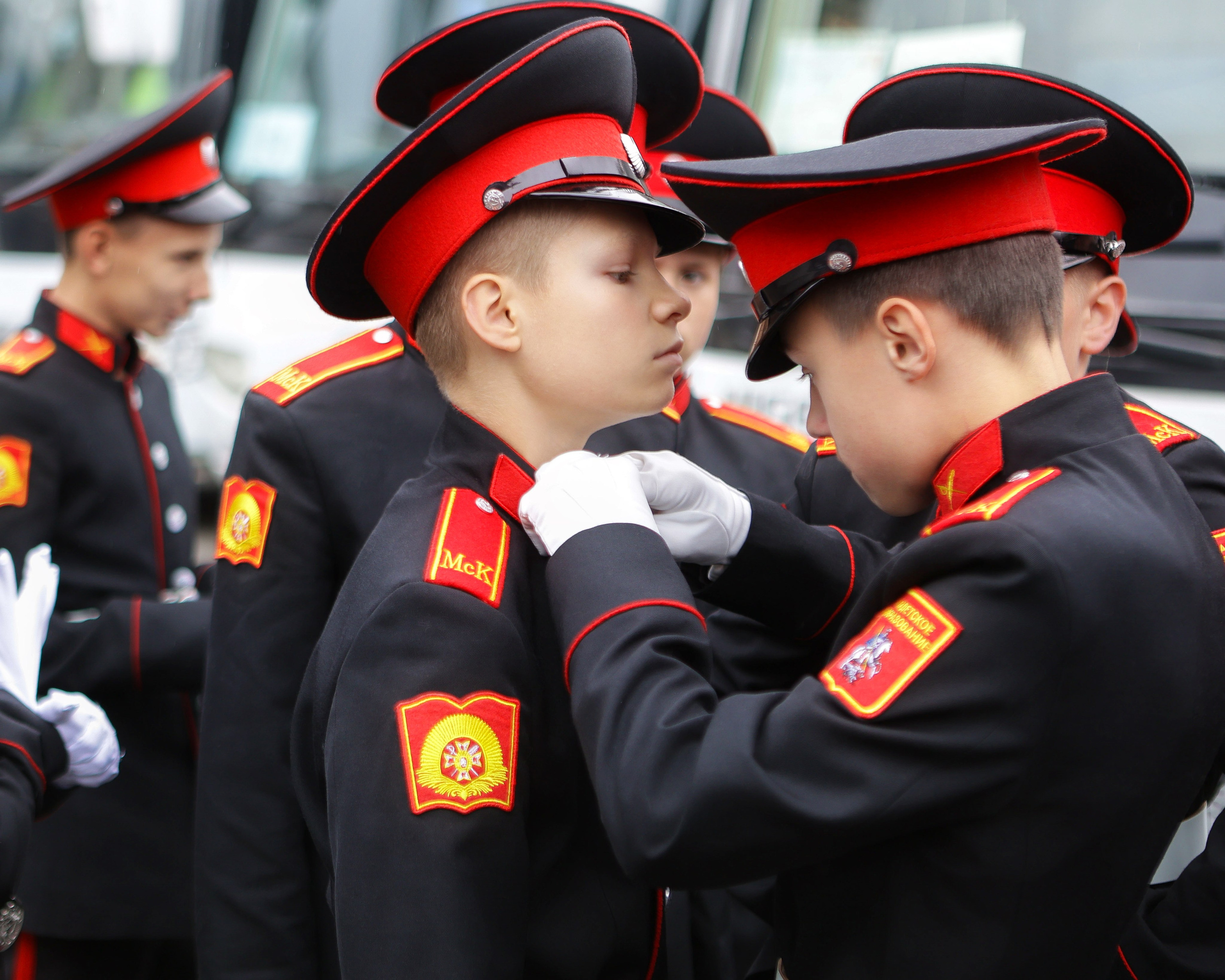Подготовка к посвящению в кадеты в Первом Московском кадетском корпусе, Дипломатической кадетской школы. Выпускные альбомы и школьный фотограф в Подольске, Троицке, Щербинке, Москве и Московской области