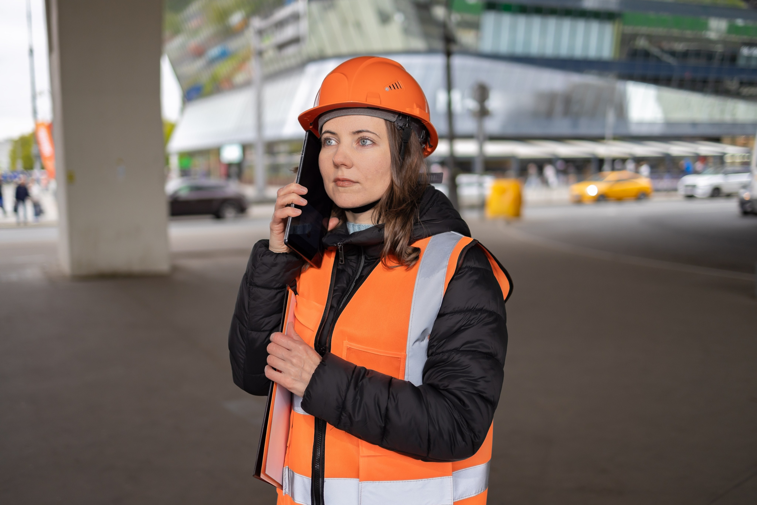 Фотосессия «Стройка» модель Ирина. Репортажный, семейный и студийный фотограф в Москве Демин Алексей