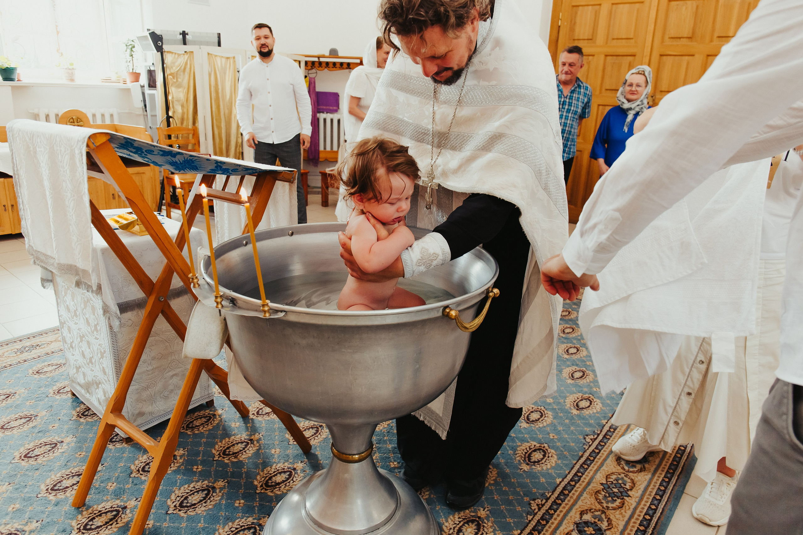 Фотосъемка Крещения ребенка. Фотограф новорожденных и детский в Сергиевом Посаде Кругликова Юлия