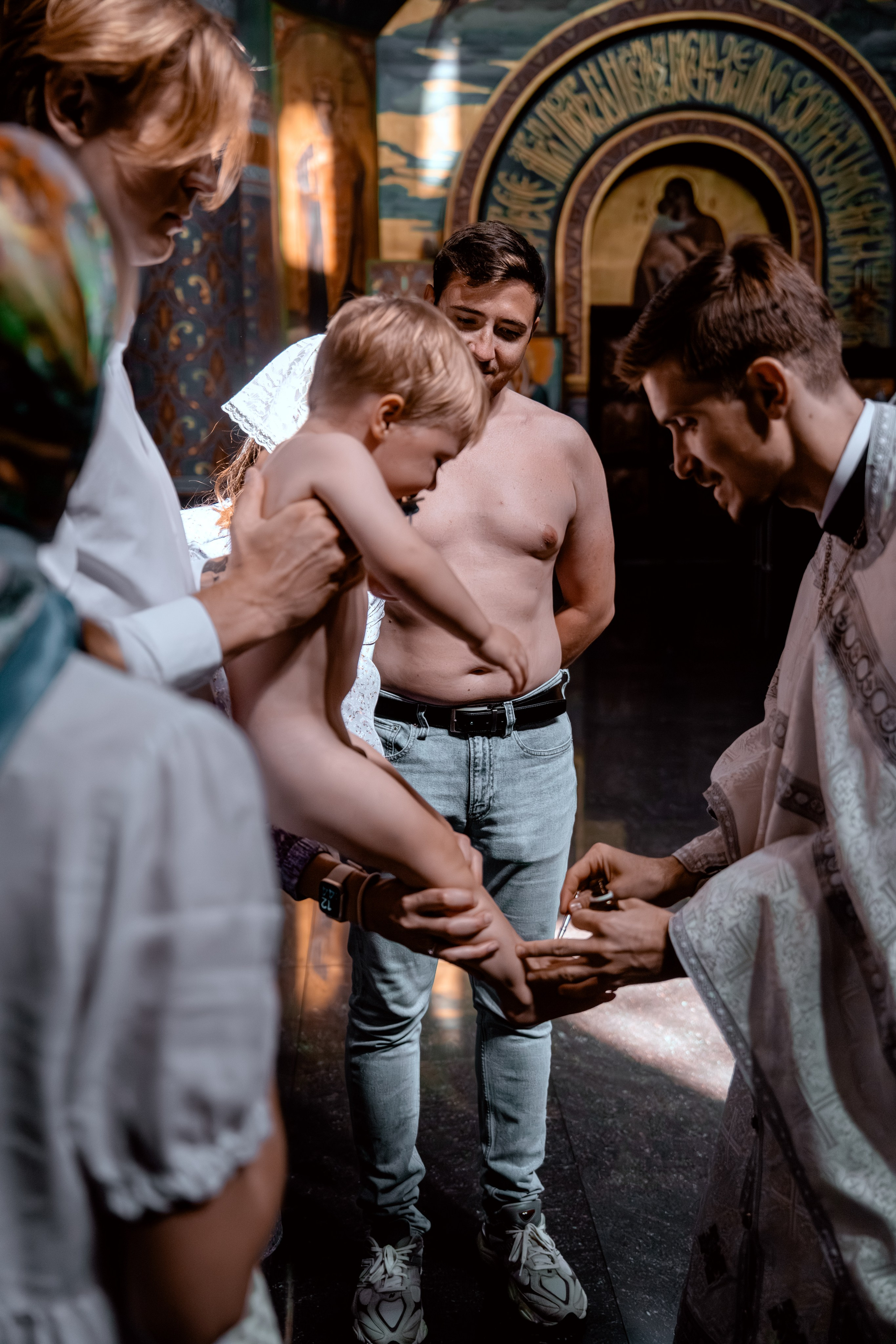 Крещение Матвея. Репортажный фотограф в Красной Поляне и Сочи Павлюченко Екатерина