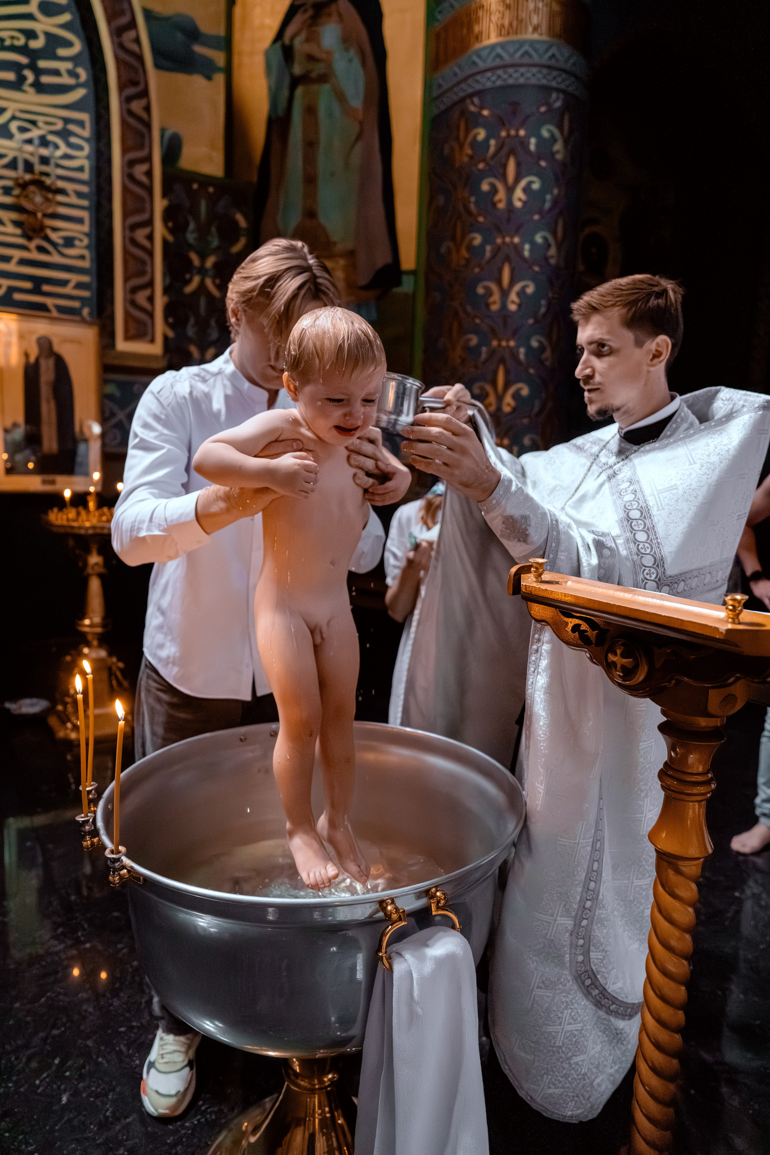 Крещение Матвея. Репортажный фотограф в Красной Поляне и Сочи Павлюченко Екатерина