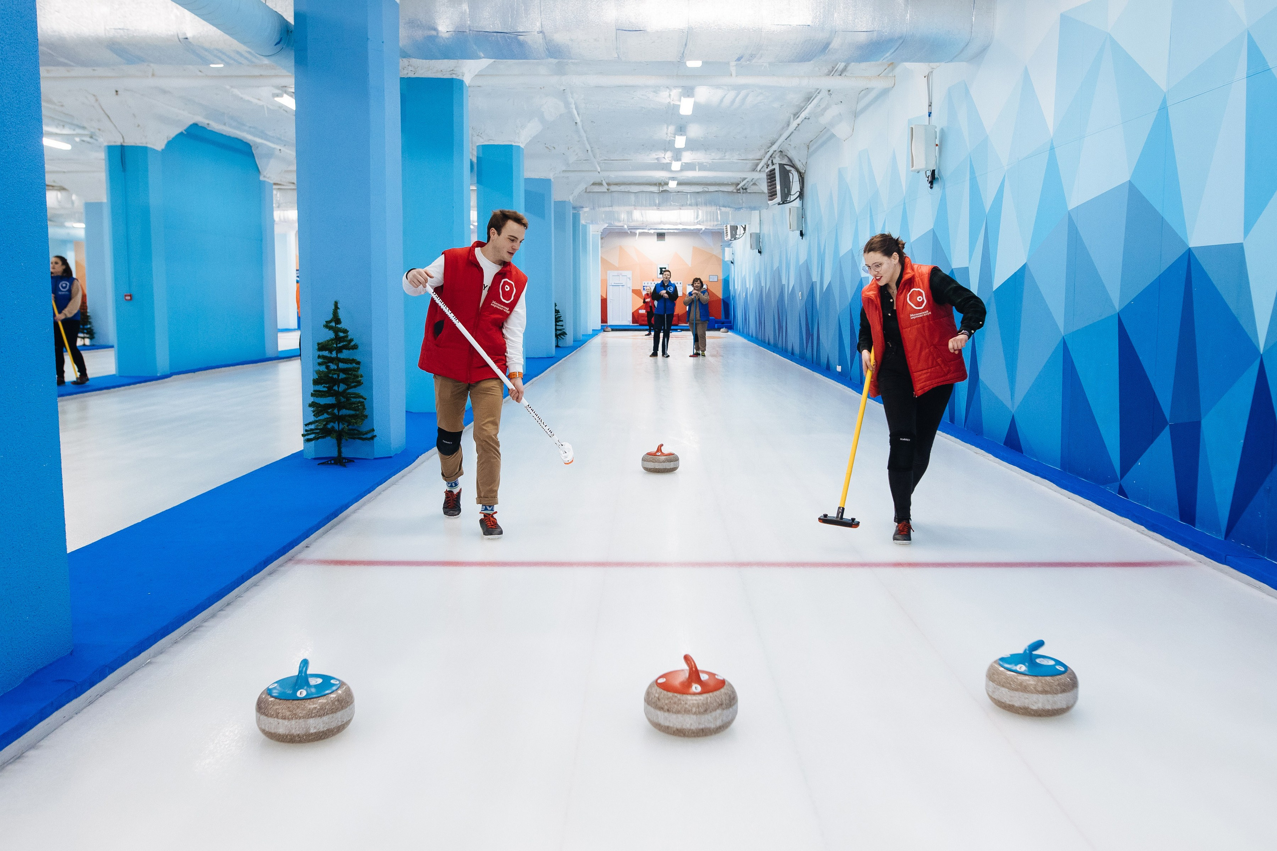Корпоратив в кёрлинге. Свадебный и семейный фотограф Екатерина Иванова