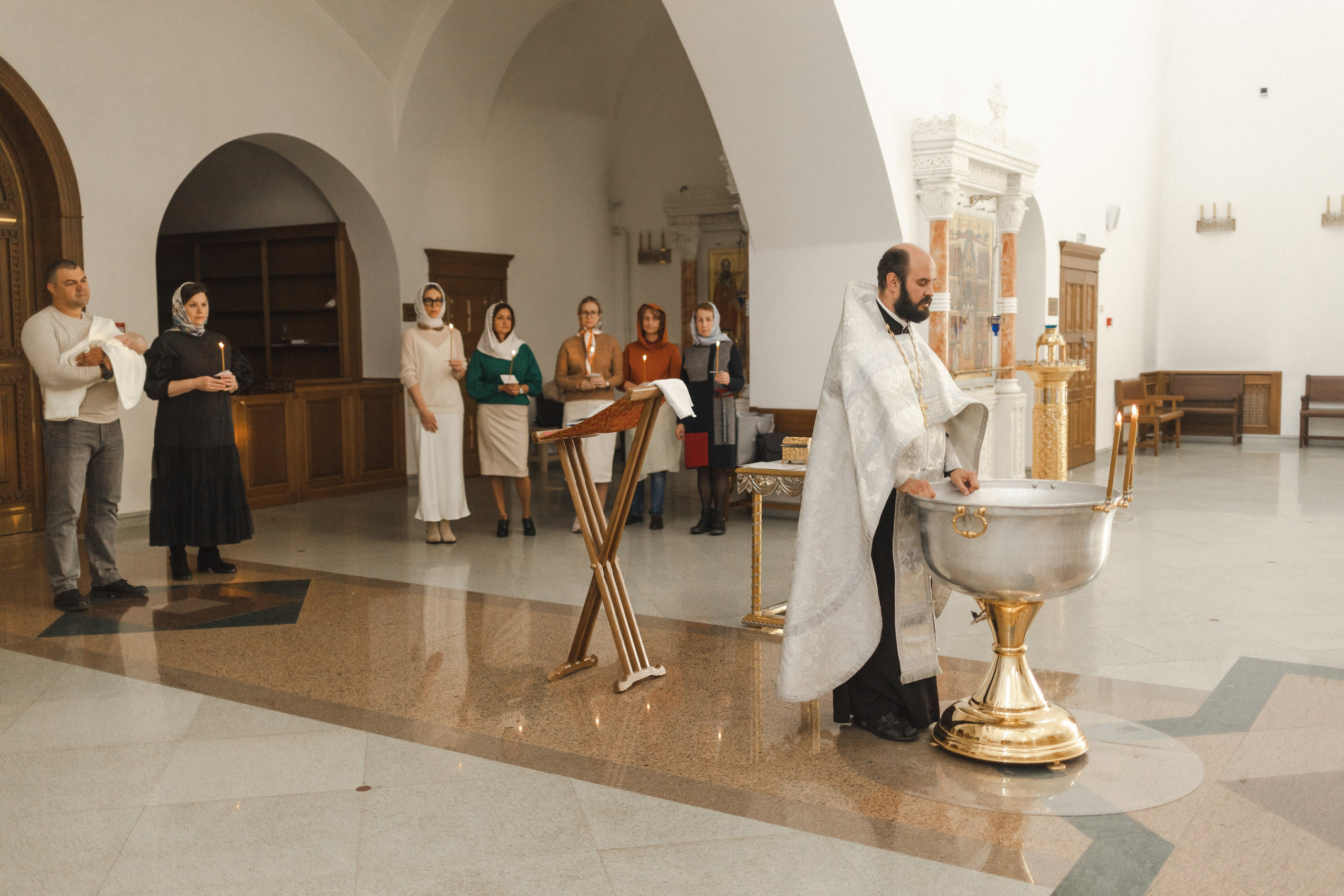 Крещение Стефании. Семейный фотограф в Москве