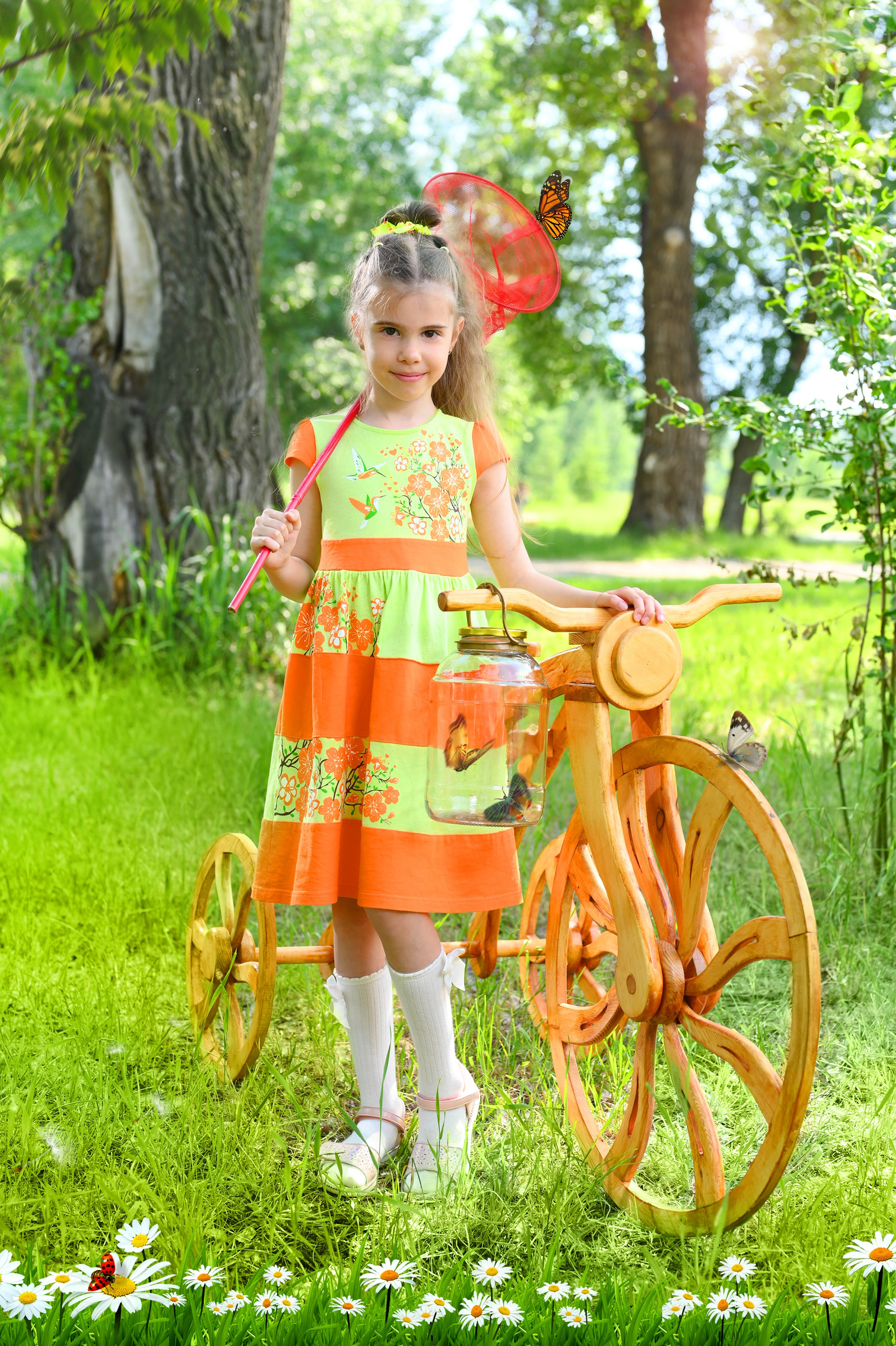 Ловец бабочек. ФотоАрт