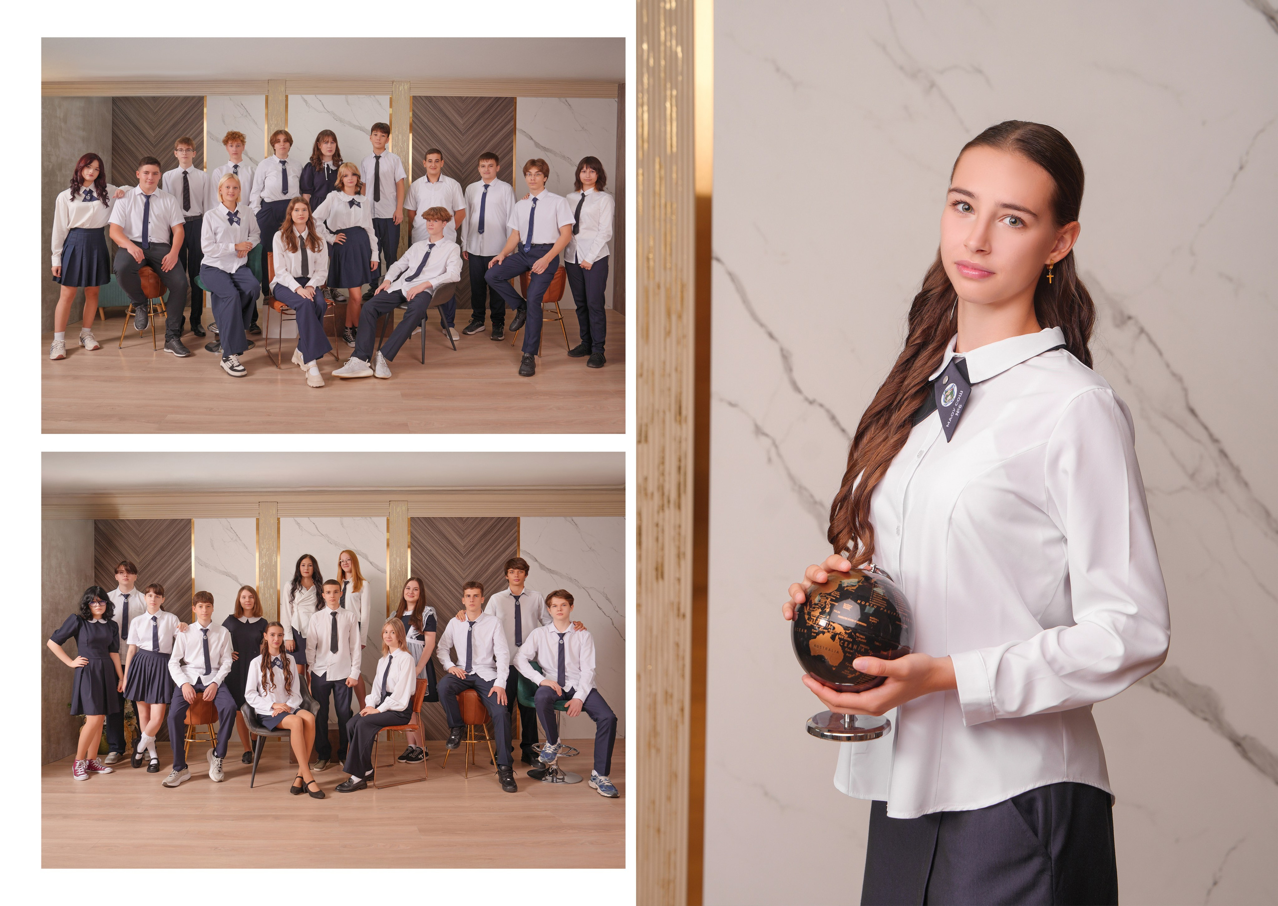 ШКОЛА 6-9Б. Красивый выпускной альбом в Краснодаре