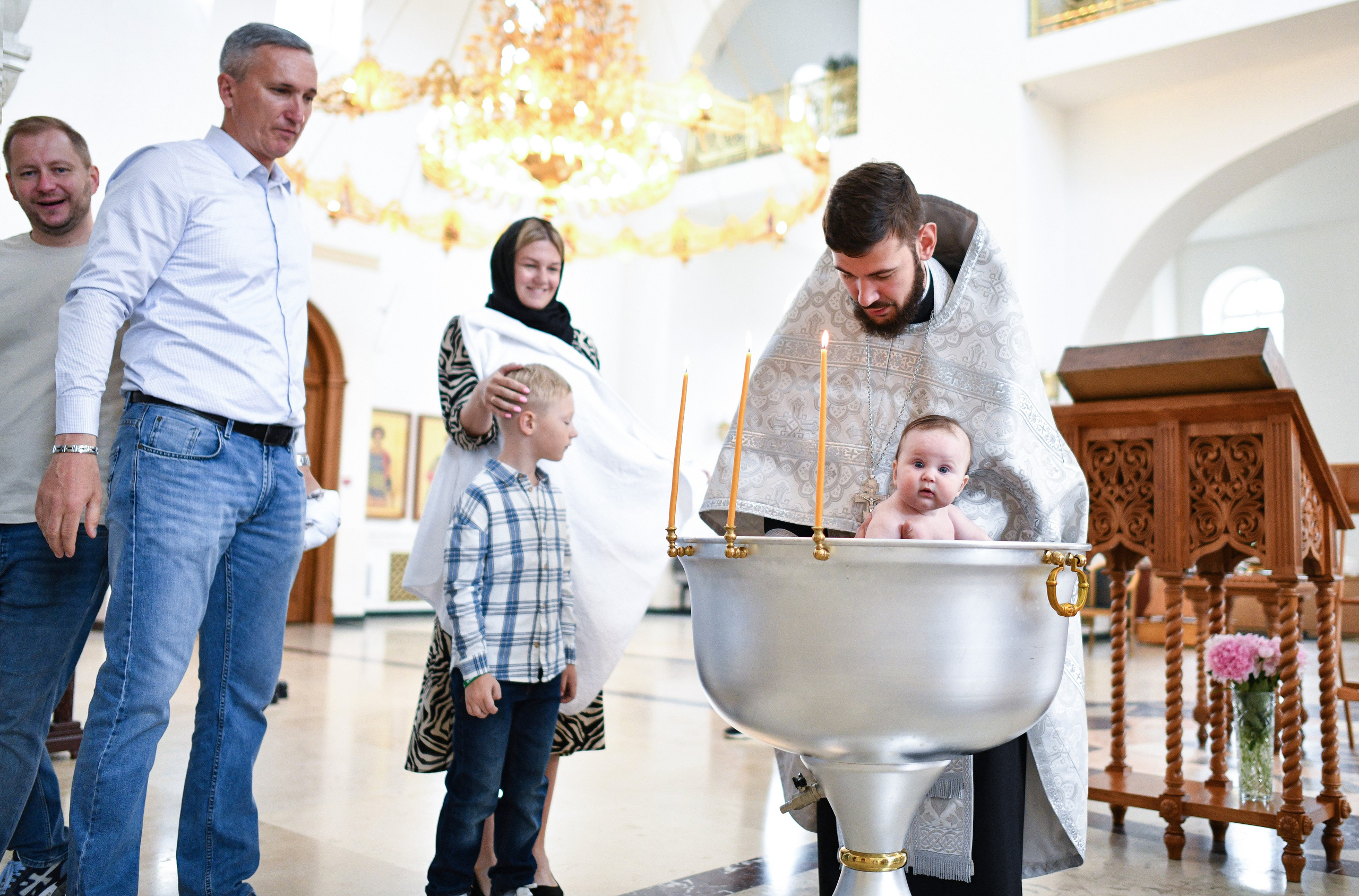 Крещение Александры. Свадебный и портретный фотограф в Москве Галина Борисова