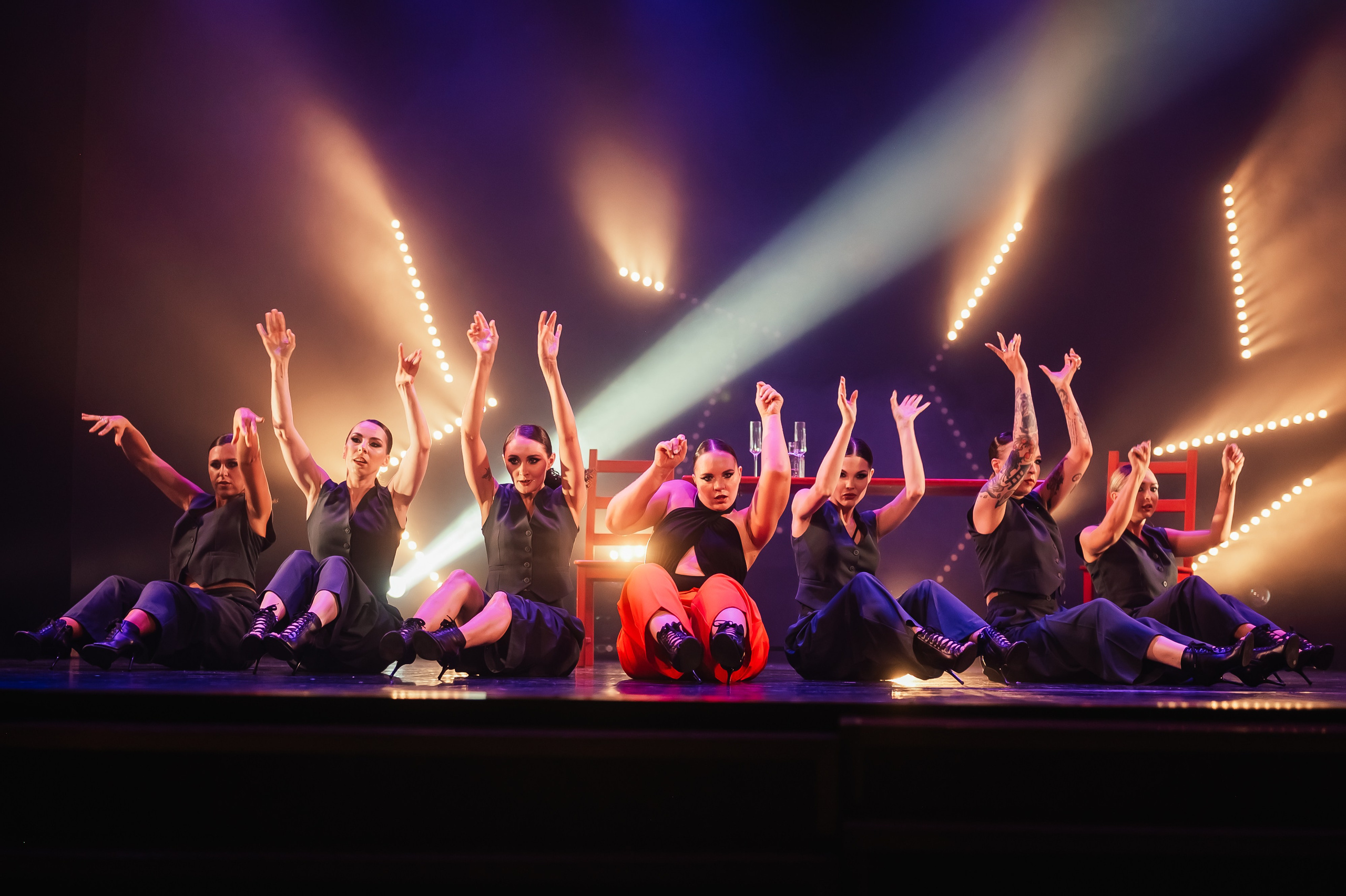 Спектакль «Мотив». Художник по свету Максим Сергачев