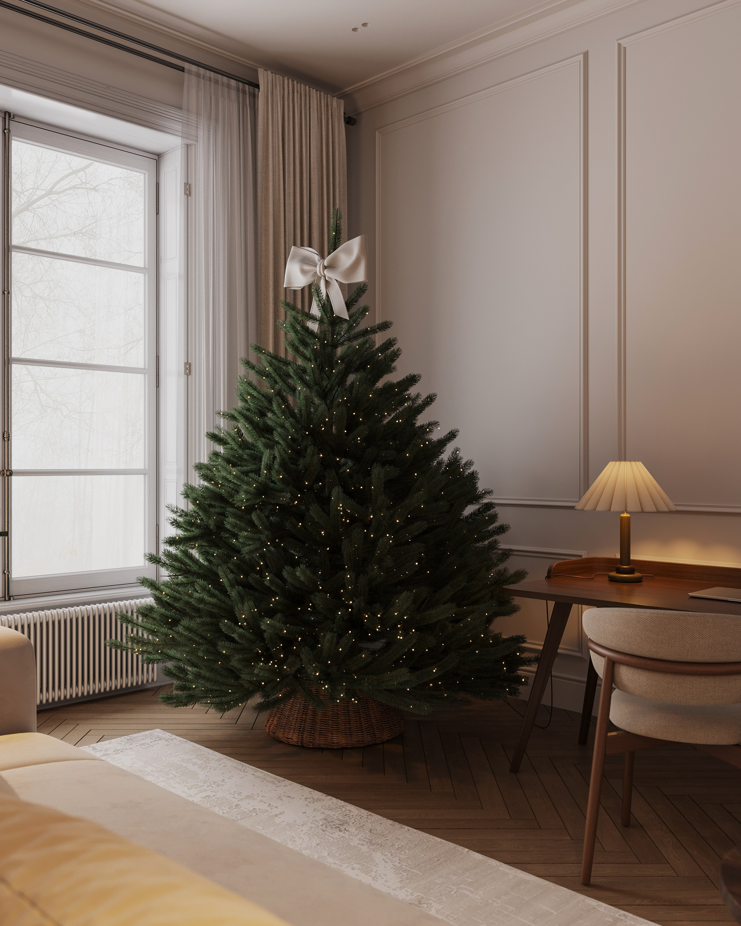 Новогодняя гостинная. 3D визуализатор