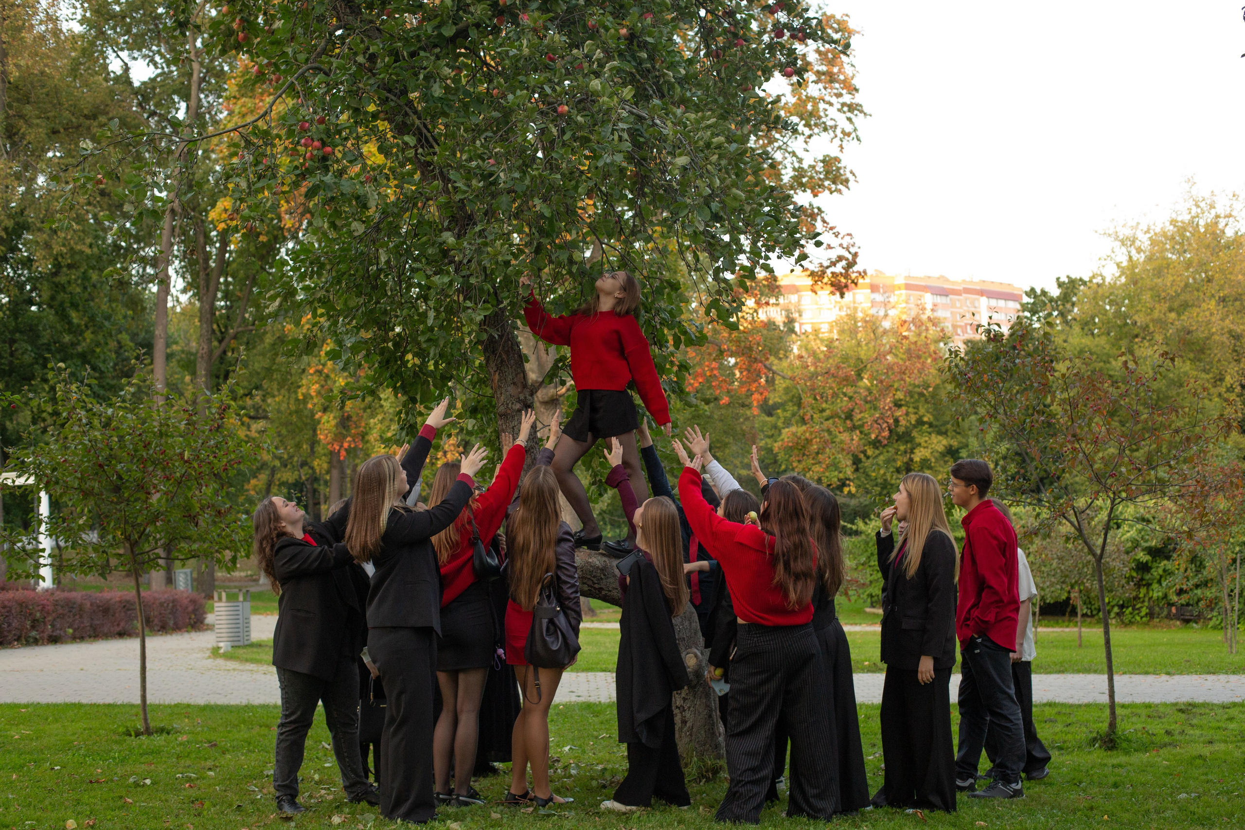 Осенняя фотосессия в парке. Семейный и детский фотограф Анна Петракова