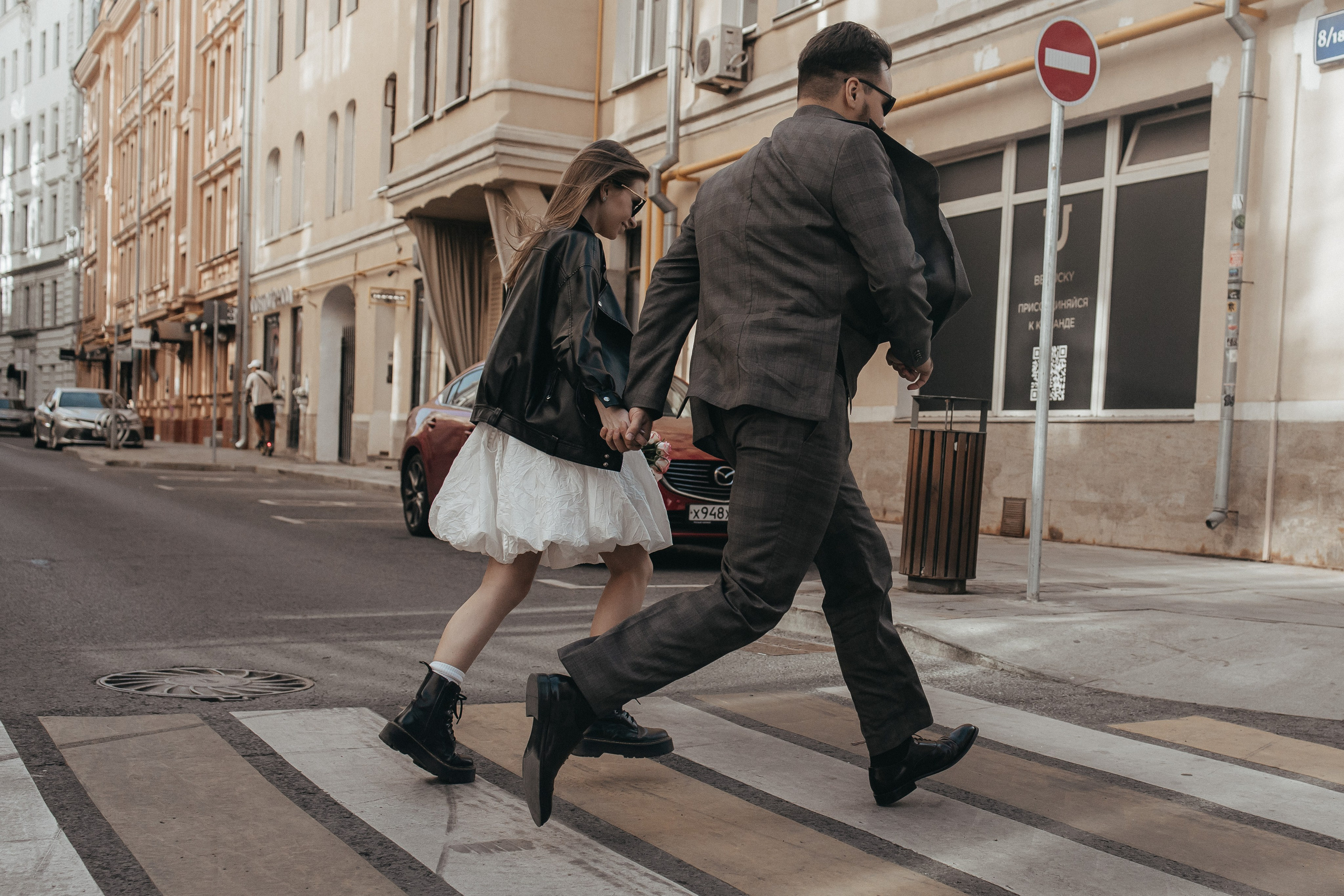 Свадебная прогулка на Патриках. Семейный фотограф в Москве, Щелково, Фрязино _ Виктория Степанова
