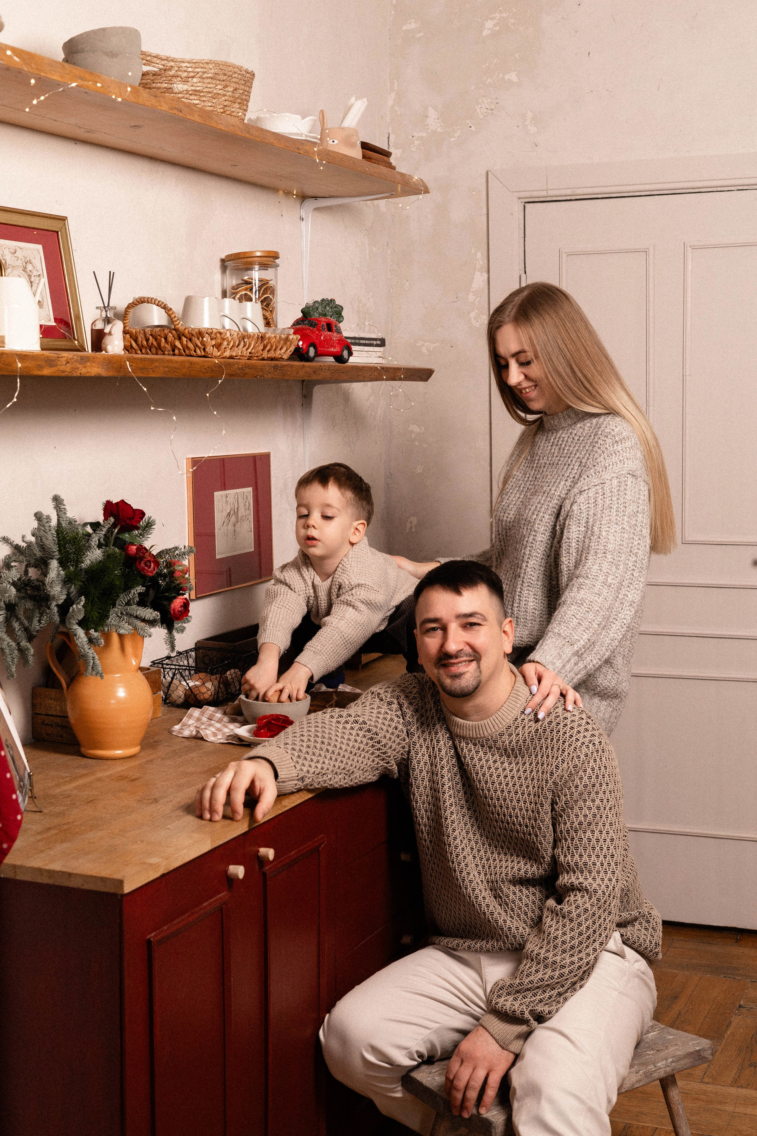 Рождественская семейная история. Свадебный и портретный фотограф Соломко Диана