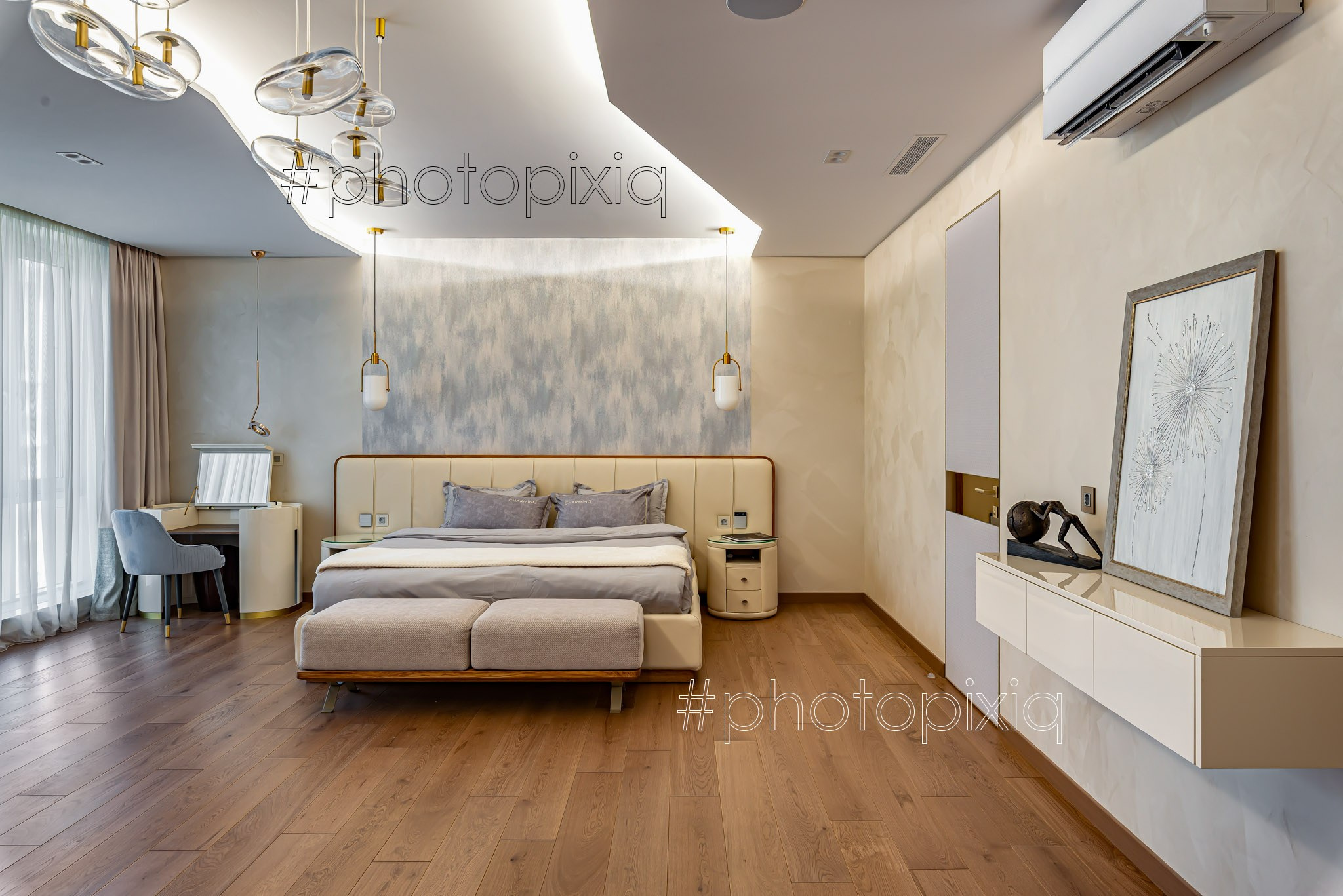 Фотосъёмка квартиры на Краснобогатырской для дизайн студии Авкубе. Интерьерная съёмка и виртуальные туры — Интерьерный фотограф Кузнецов Сергей (photopixiq)