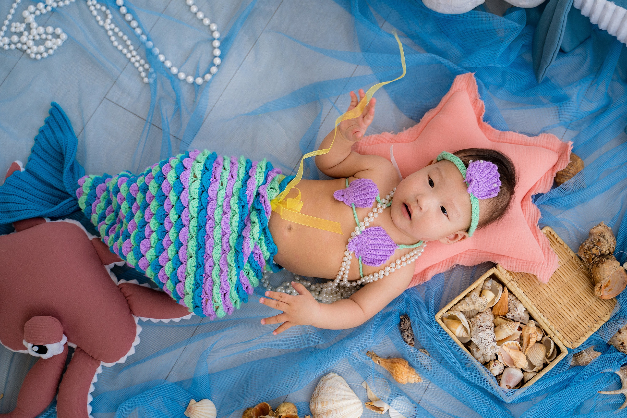 Русалочка. Фотостудия Малина в городе Улан-Удэ. Фотограф Ирина Жарникова