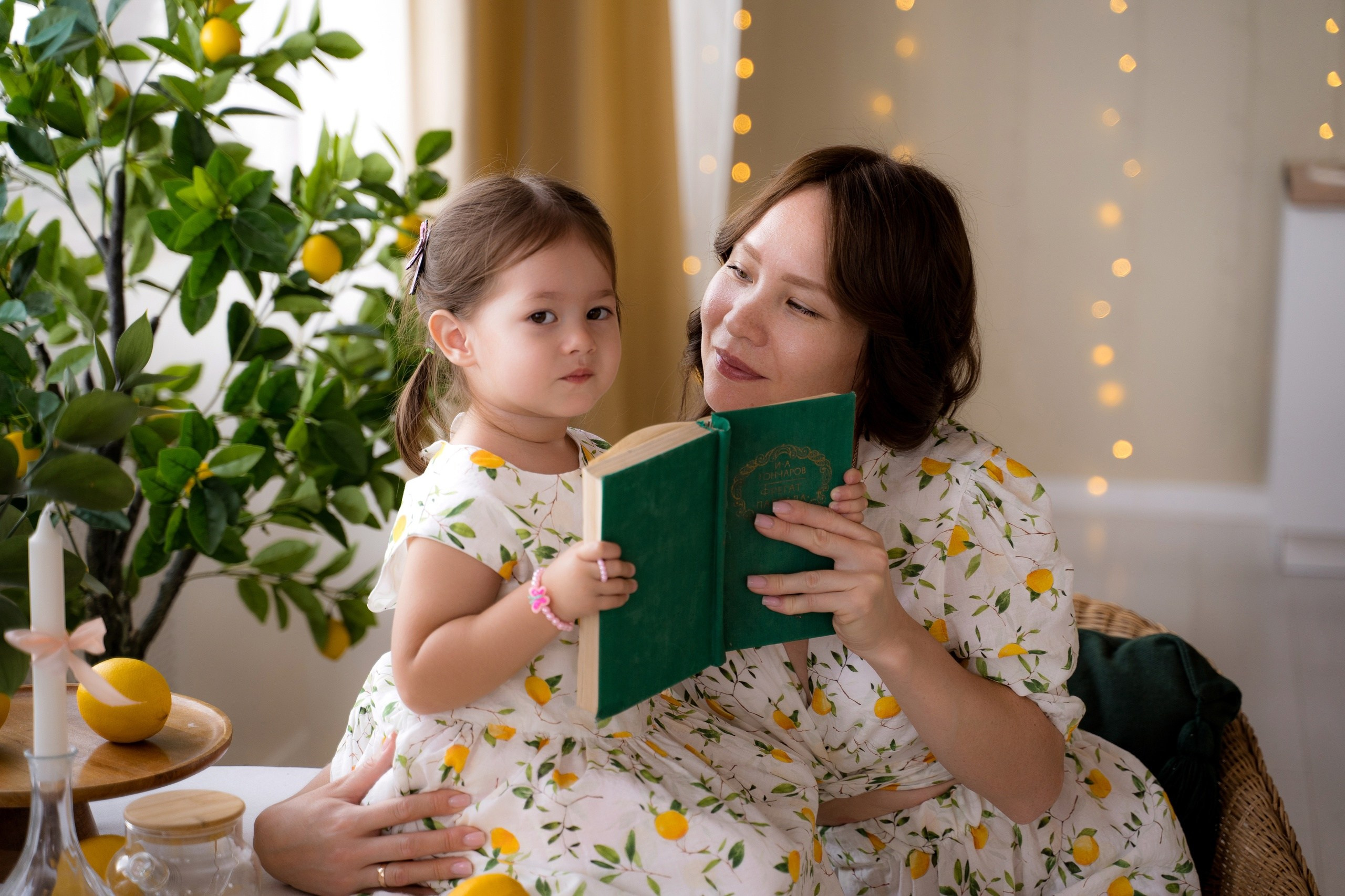 Платья Family look. Фотостудия Малина в городе Улан-Удэ. Фотограф Ирина Жарникова