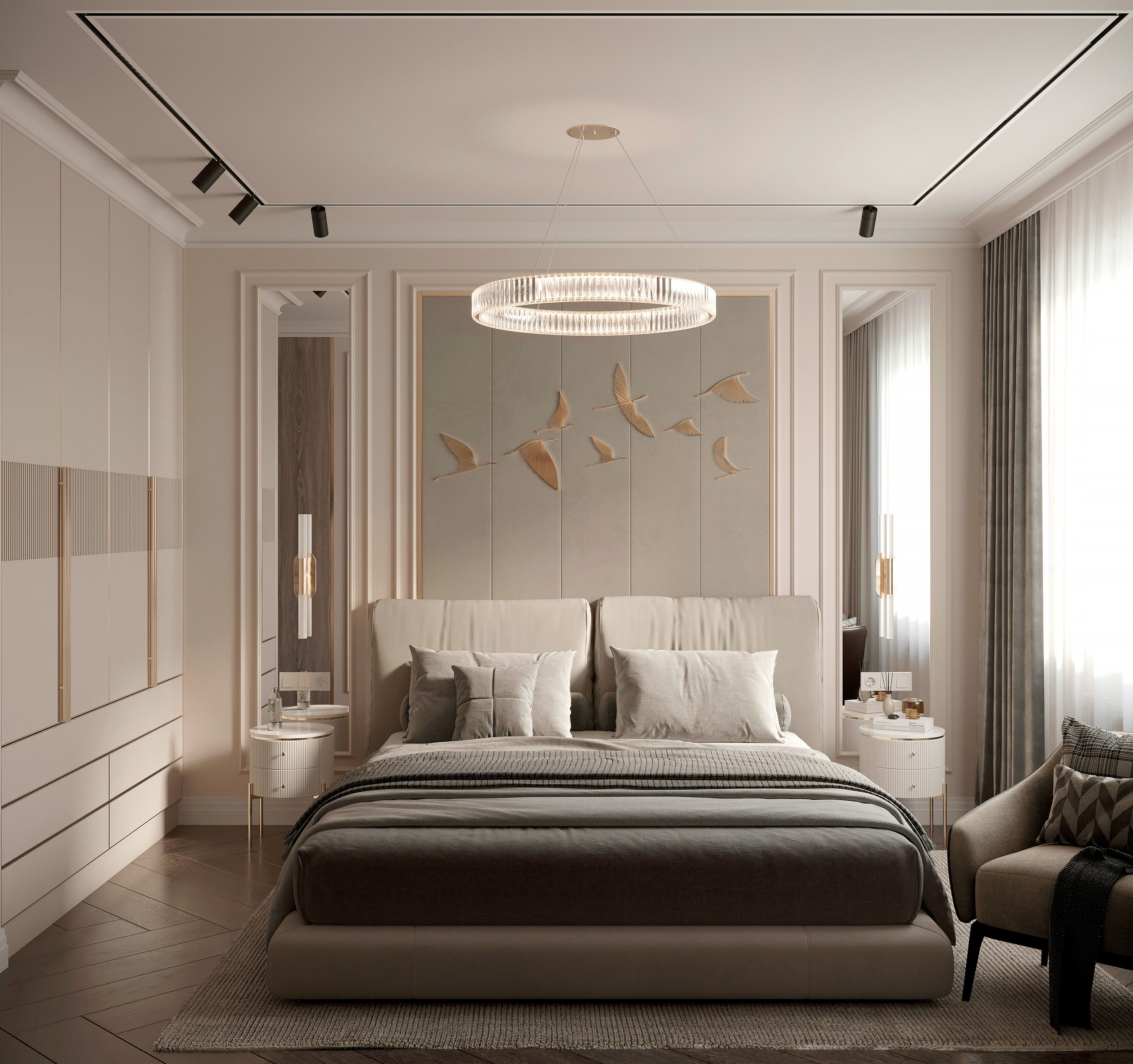 Modern Apartment for a Family of Three — Full Interior Design. 3D INTERIOR AND ARCHITECTURE VISUALIZATION