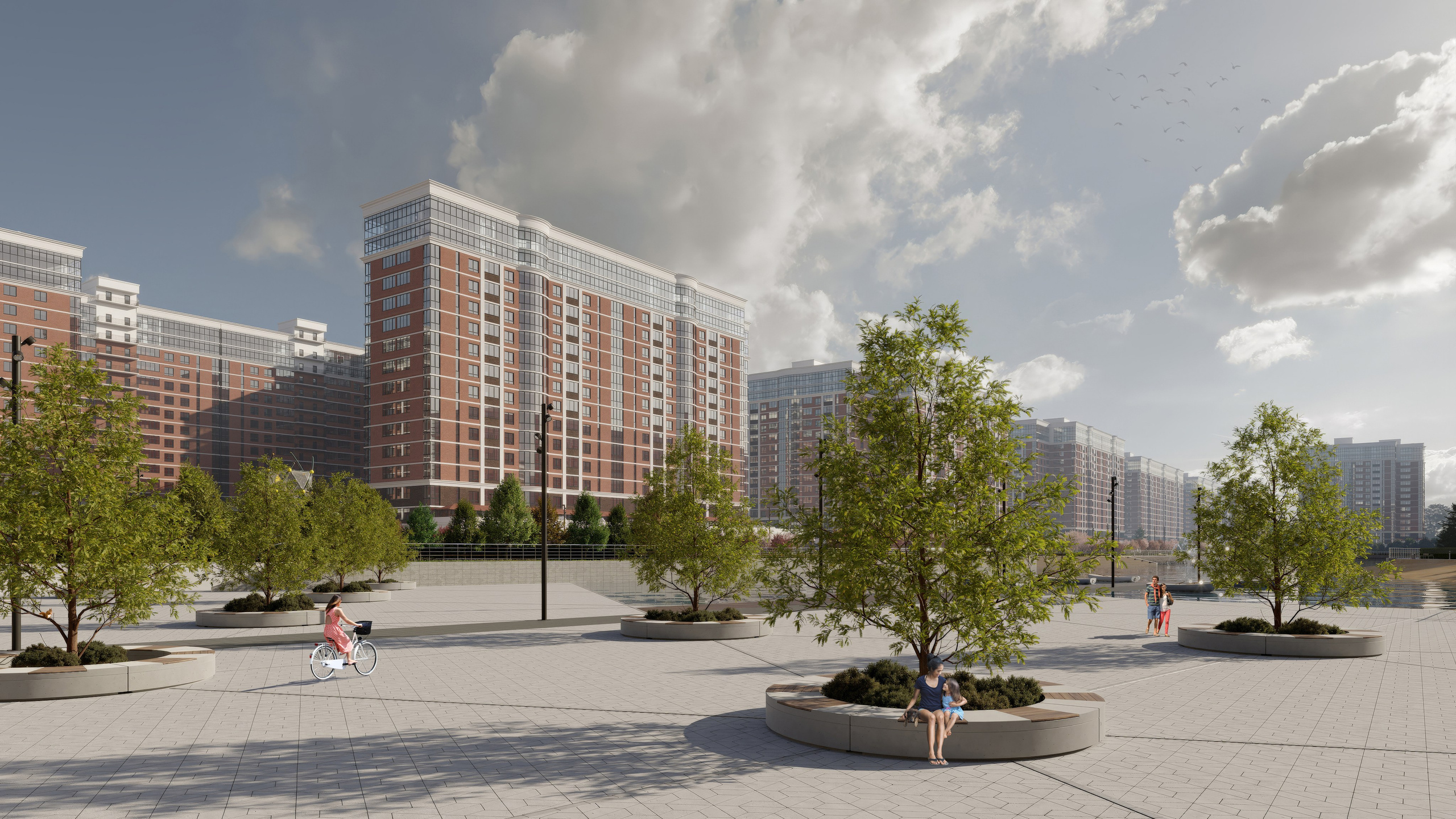 Живописный парк в Краснодаре — Архитектурная визуализация. 3Д Визуализация Интерьера и Архитектуры