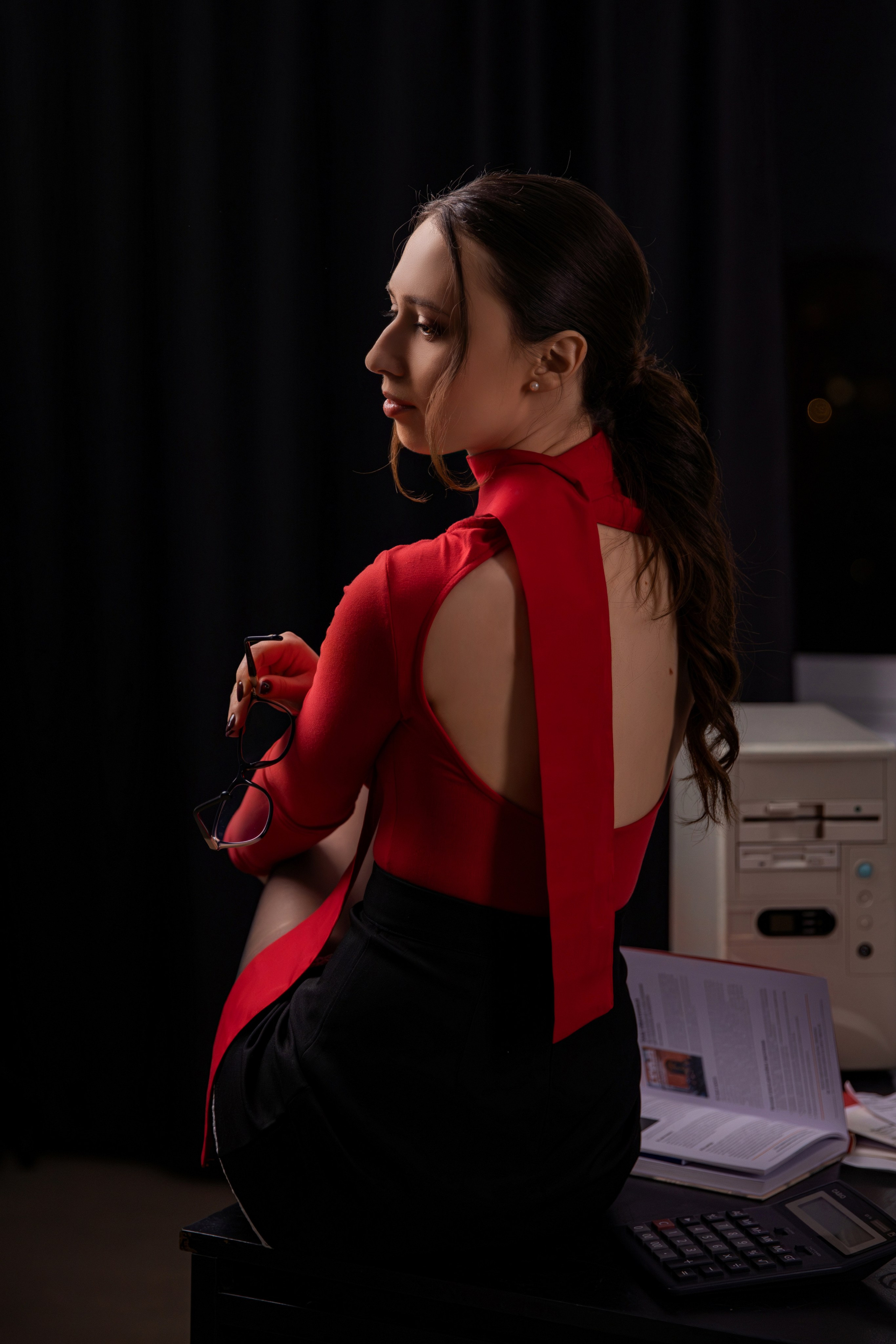 Женская фотосессия в офисе. Семейный и женский фотограф в Москве Надежда Воробьева