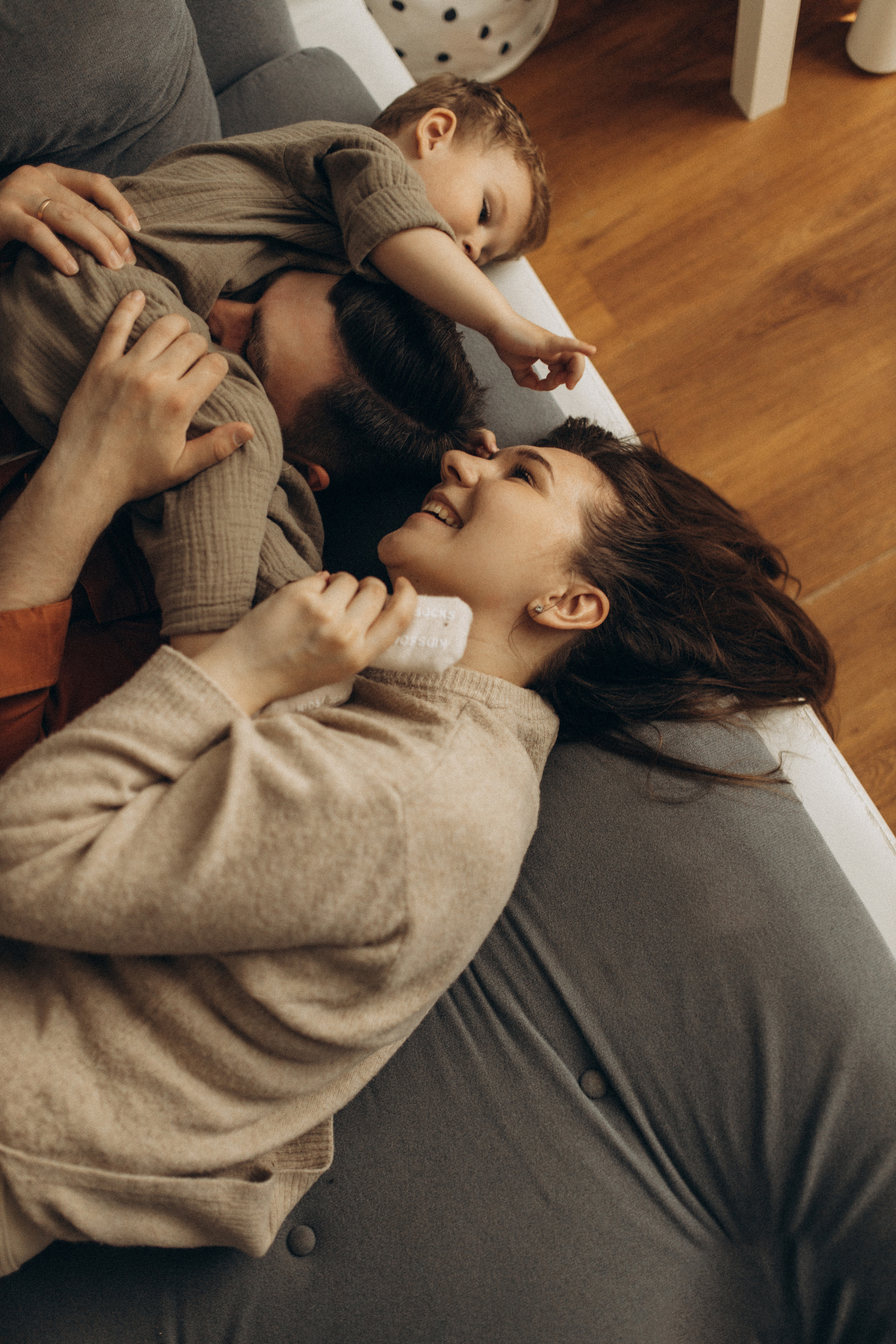 Надя, Вадим, Демид. Семейный фотограф Оля Гладченко