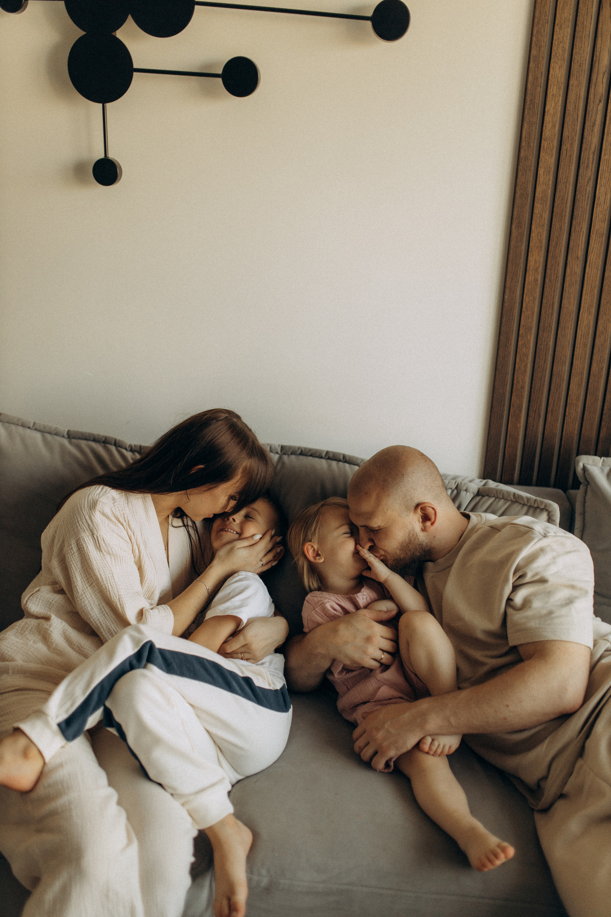 Наташа, Степа, Ксю, Артем. Семейный фотограф Оля Гладченко