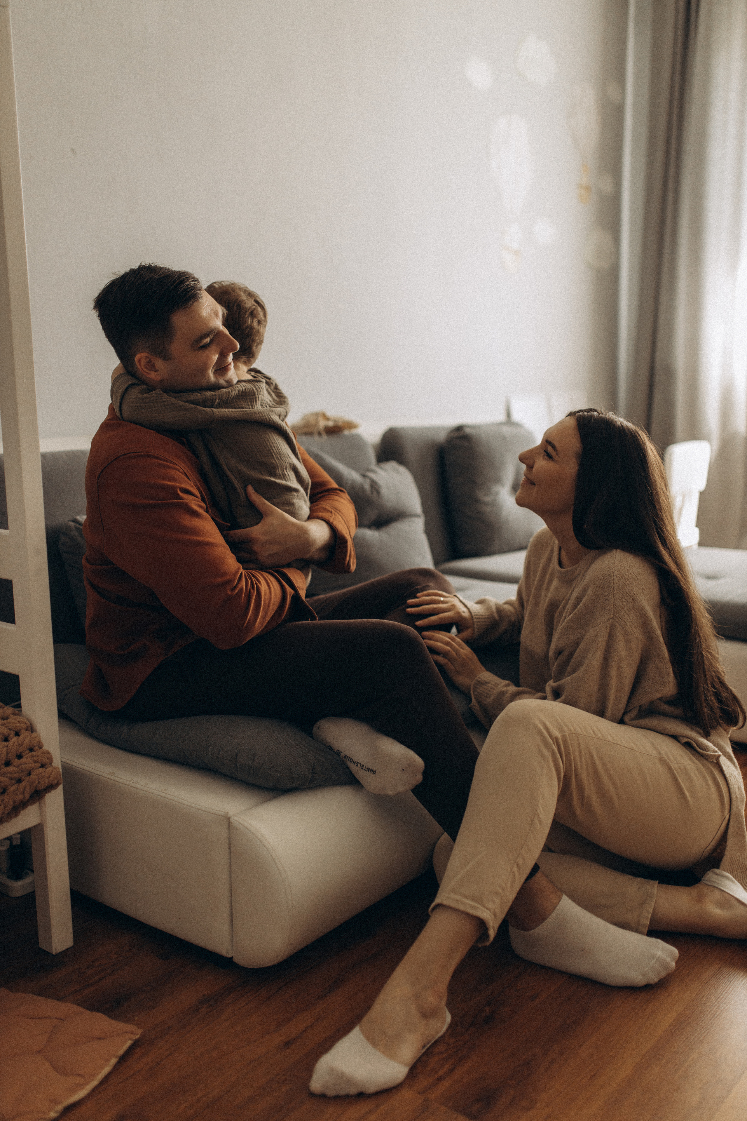 Надя, Вадим, Демид. Семейный фотограф Оля Гладченко