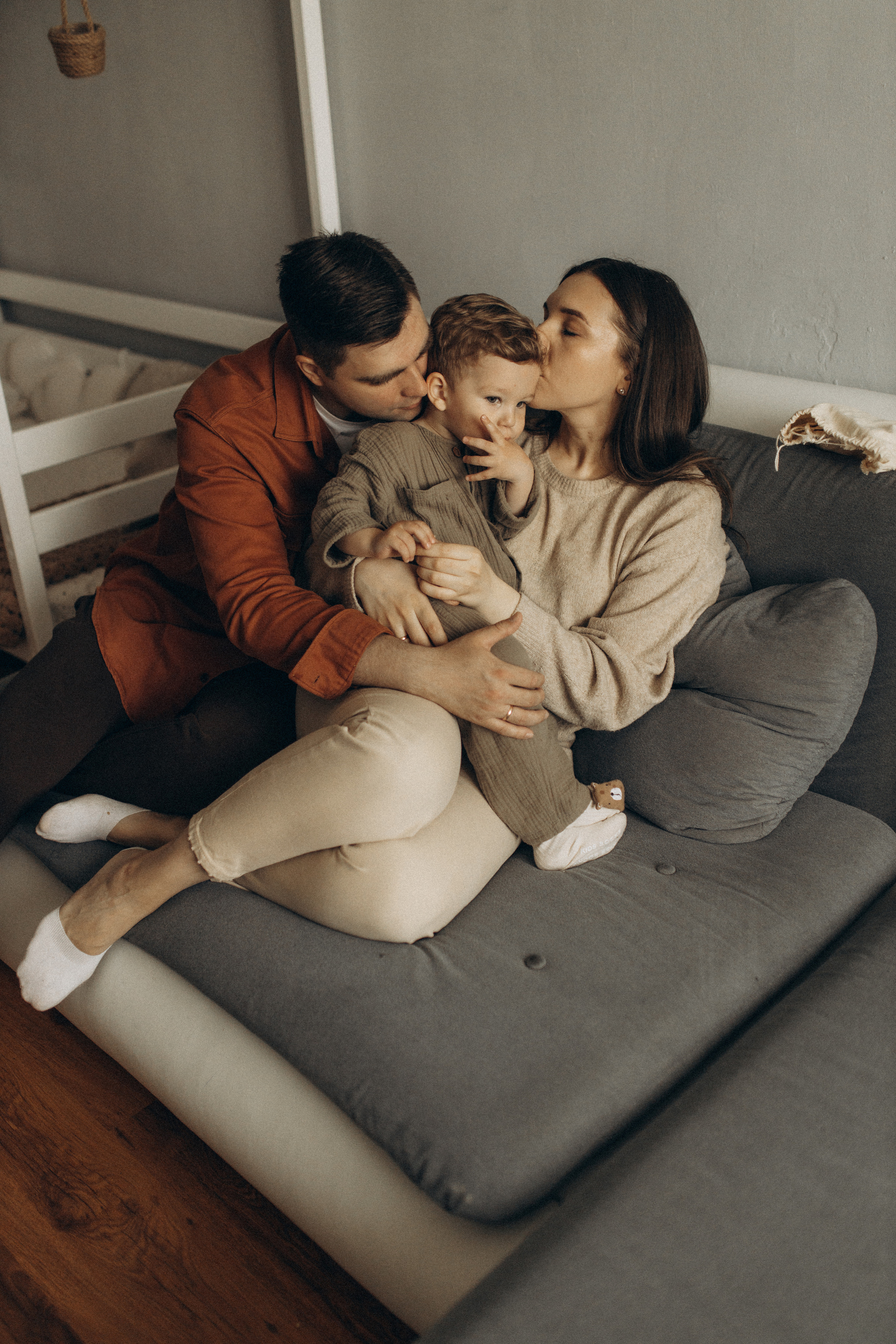 Надя, Вадим, Демид. Семейный фотограф Оля Гладченко