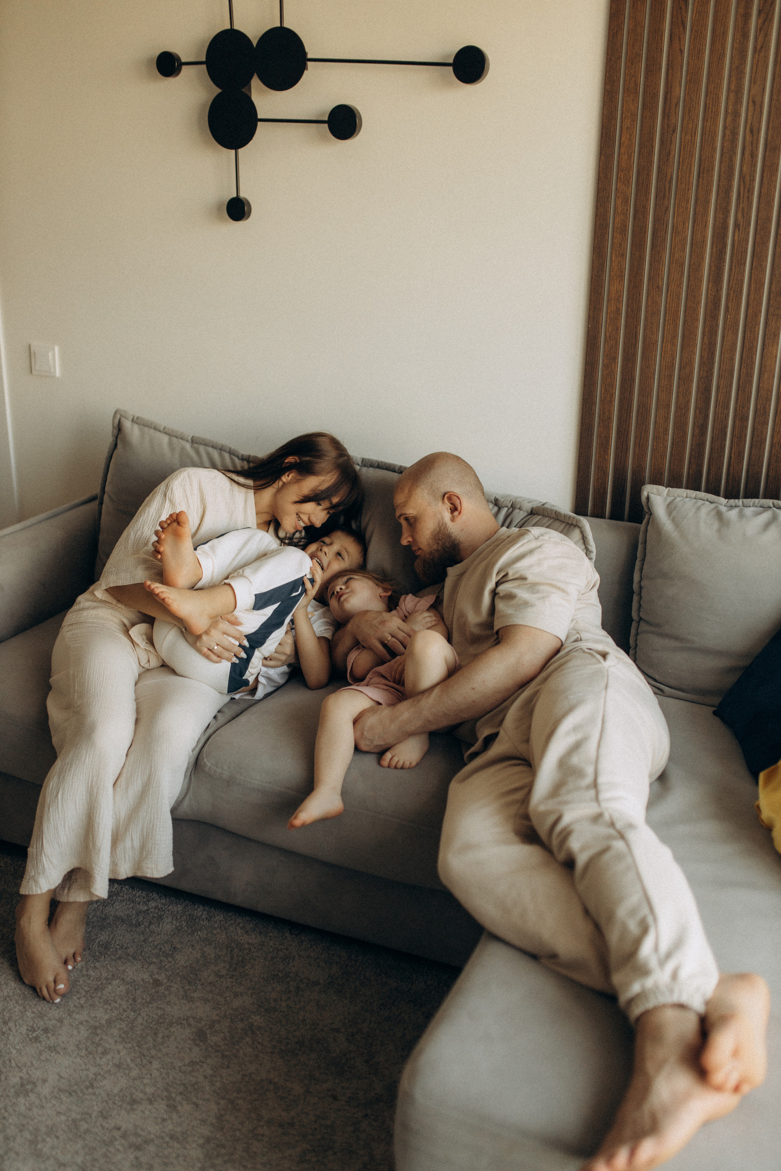 Наташа, Степа, Ксю, Артем. Семейный фотограф Оля Гладченко