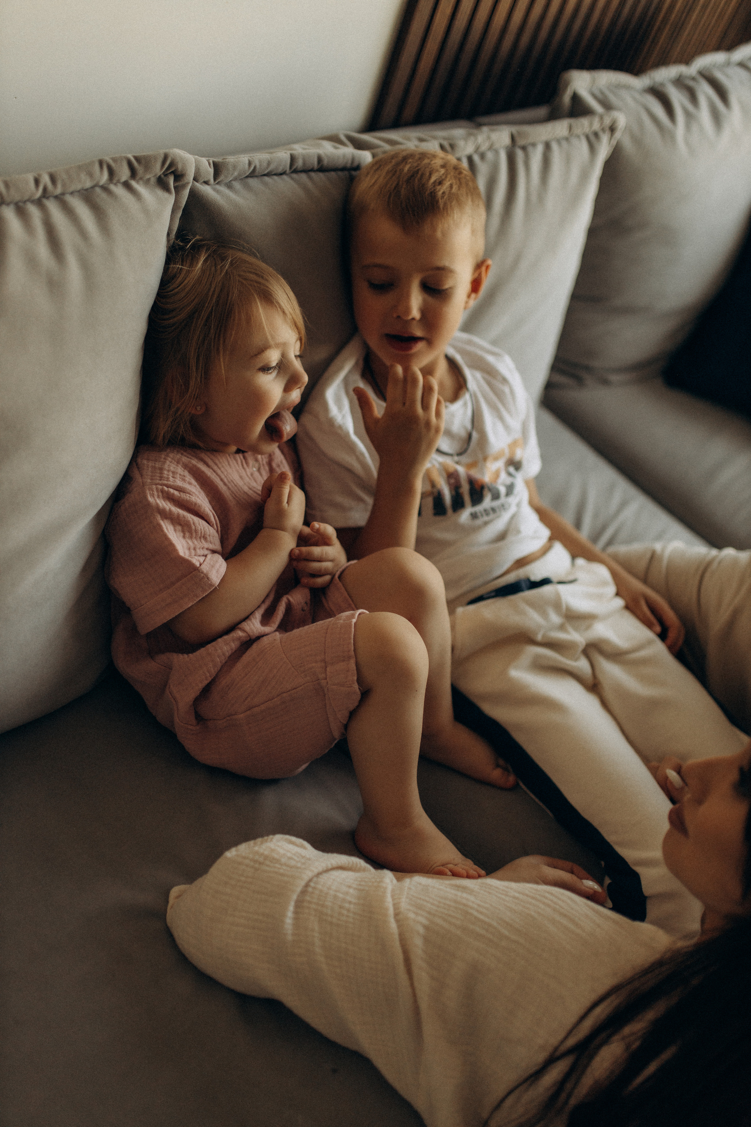 Наташа, Степа, Ксю, Артем. Семейный фотограф Оля Гладченко