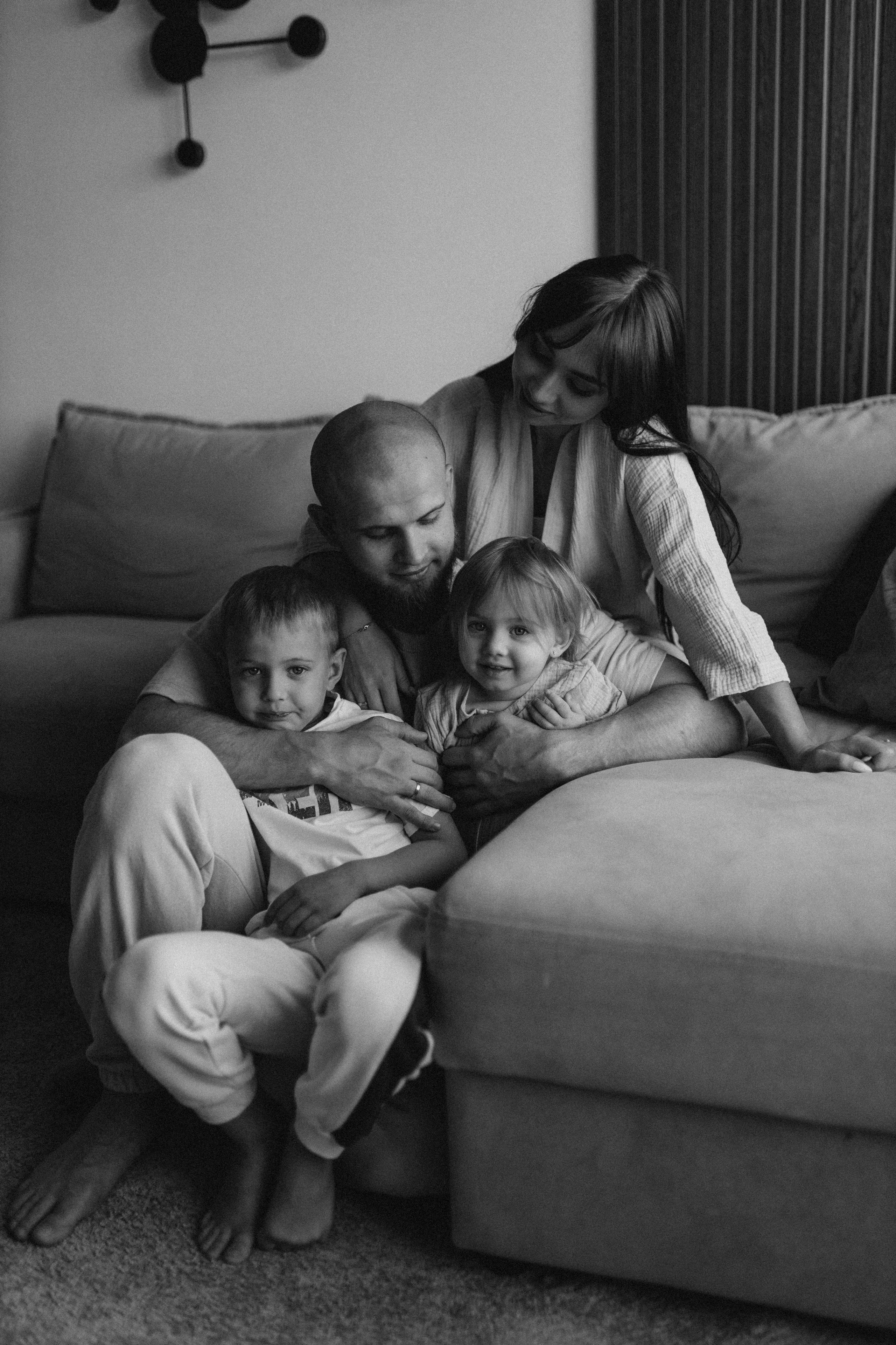 Наташа, Степа, Ксю, Артем. Семейный фотограф Оля Гладченко