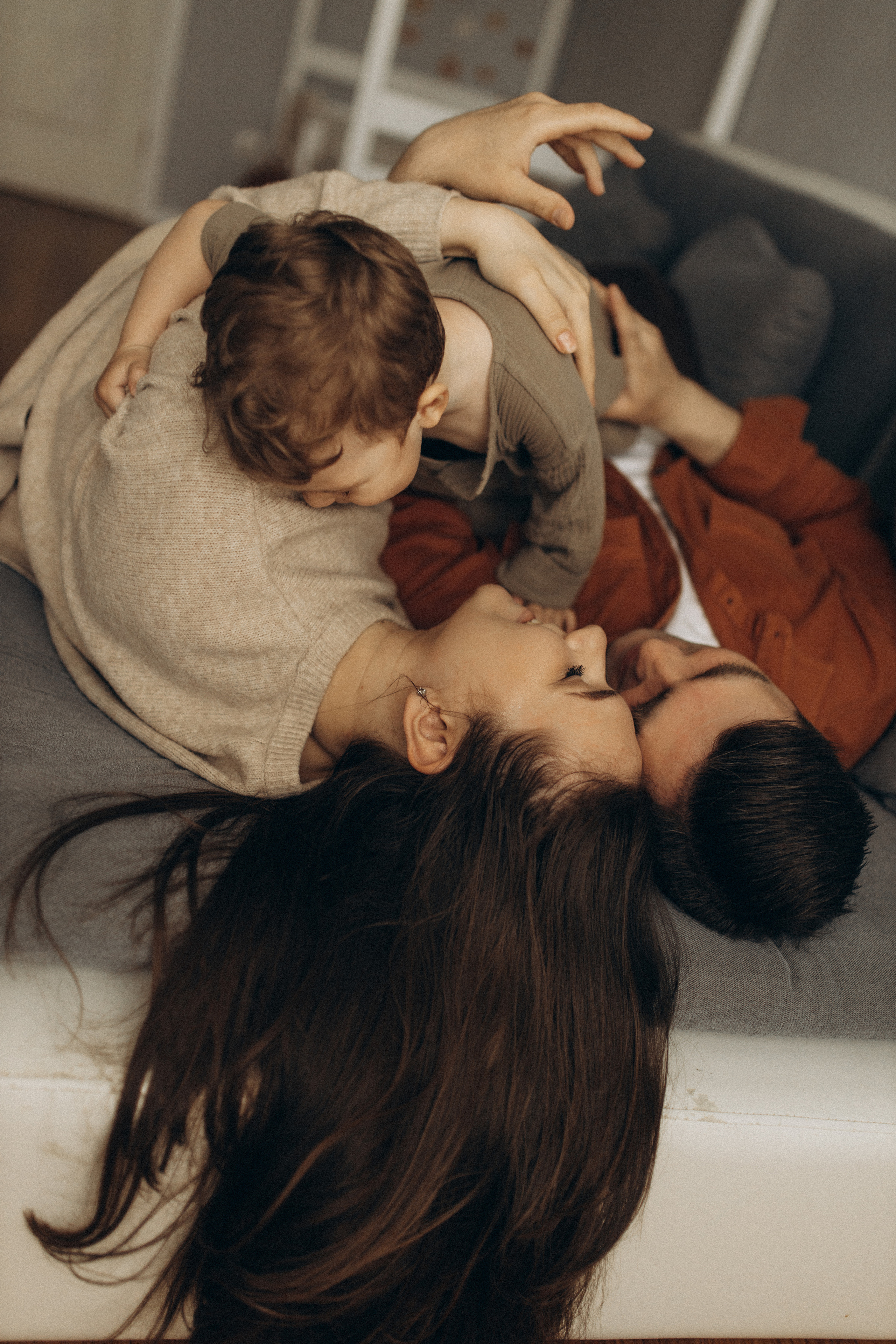 Надя, Вадим, Демид. Семейный фотограф Оля Гладченко