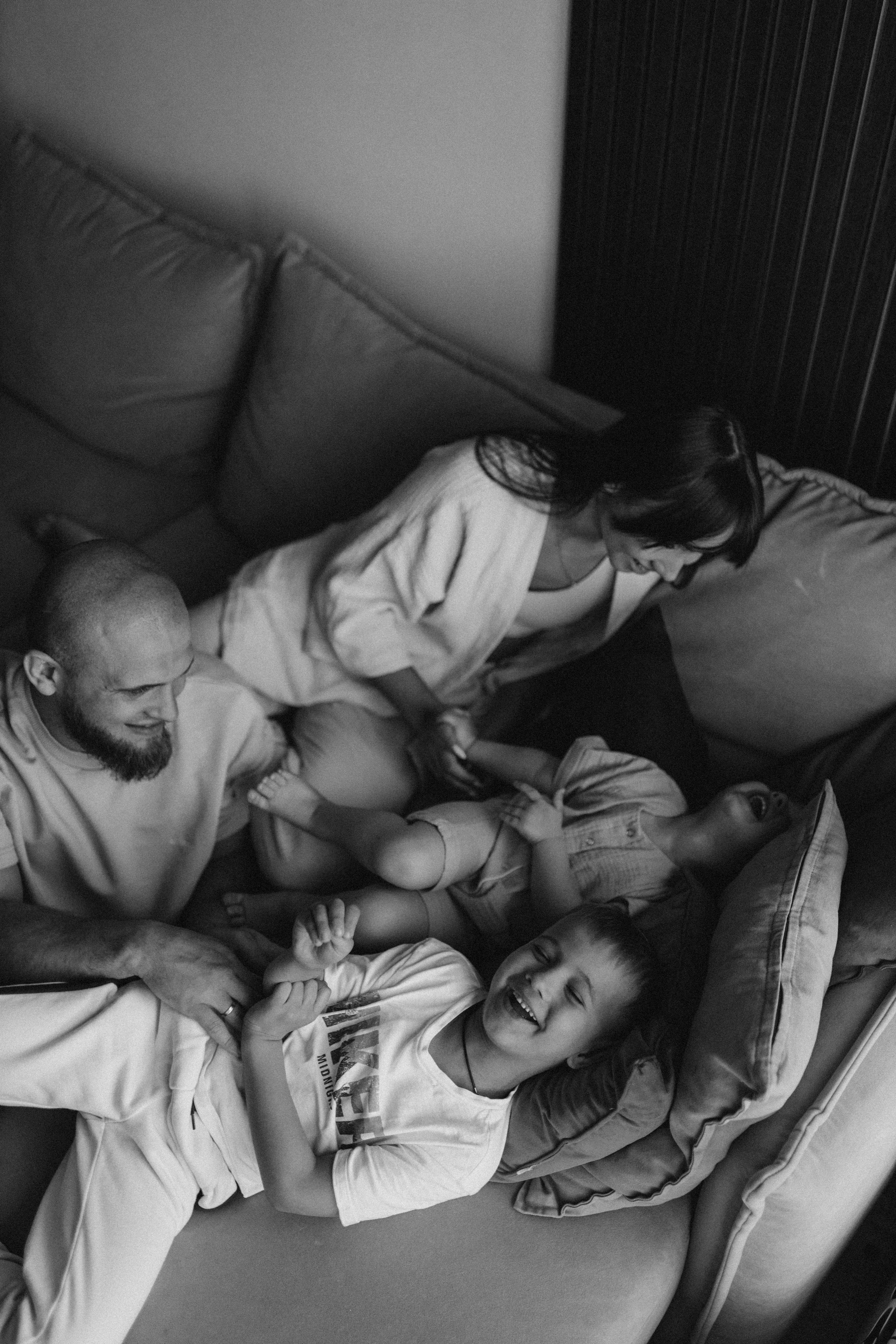 Наташа, Степа, Ксю, Артем. Семейный фотограф Оля Гладченко