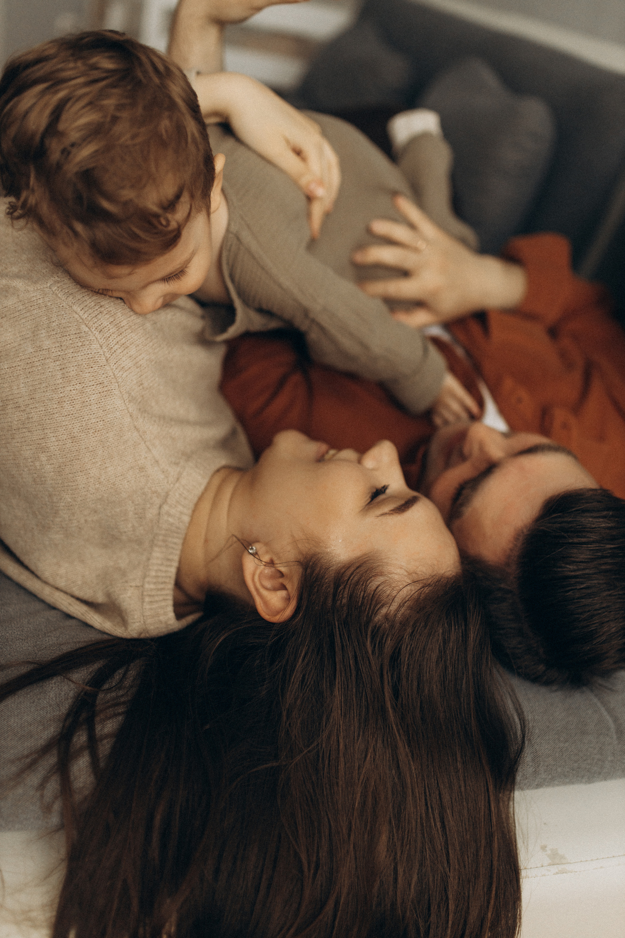 Надя, Вадим, Демид. Семейный фотограф Оля Гладченко