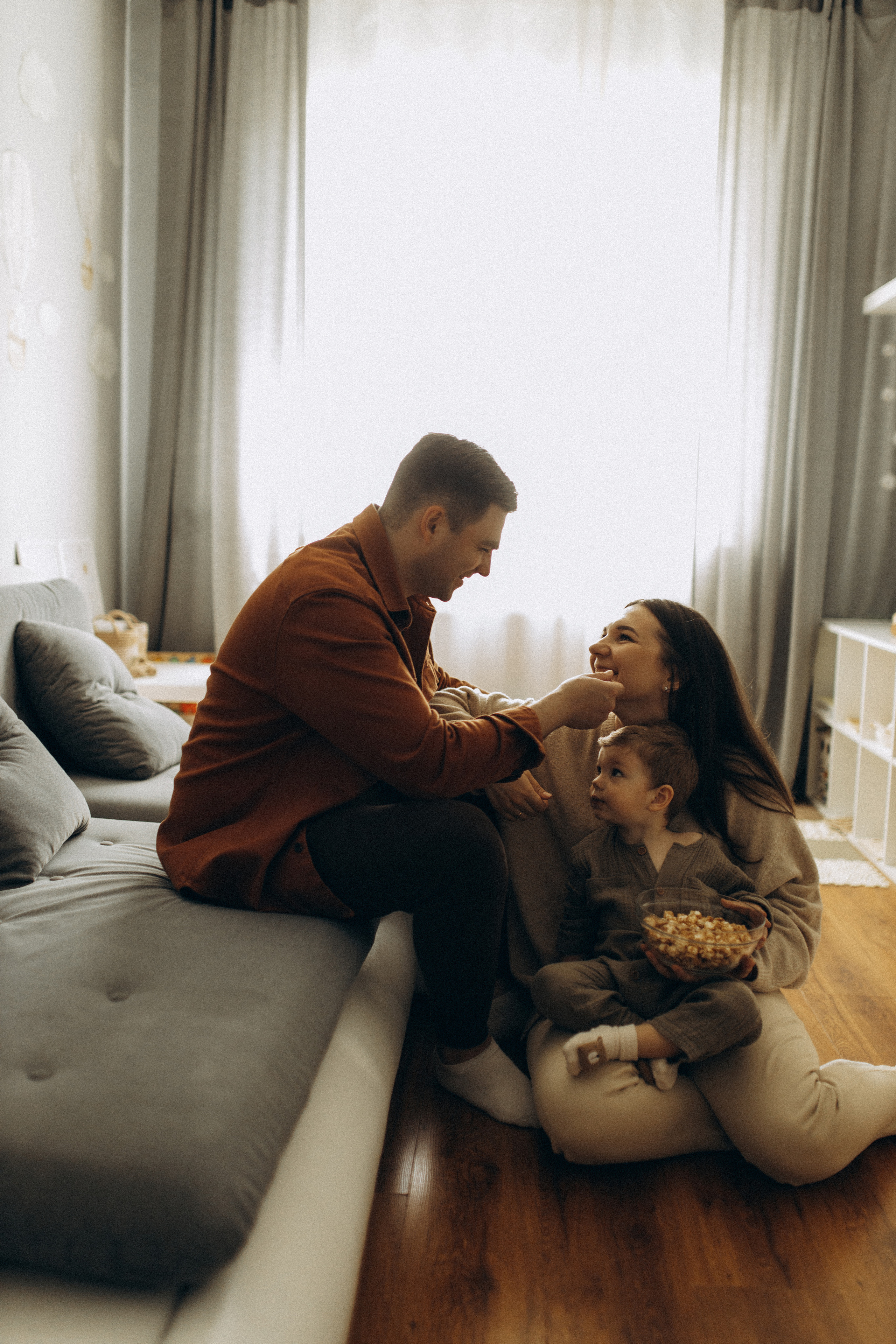 Надя, Вадим, Демид. Семейный фотограф Оля Гладченко