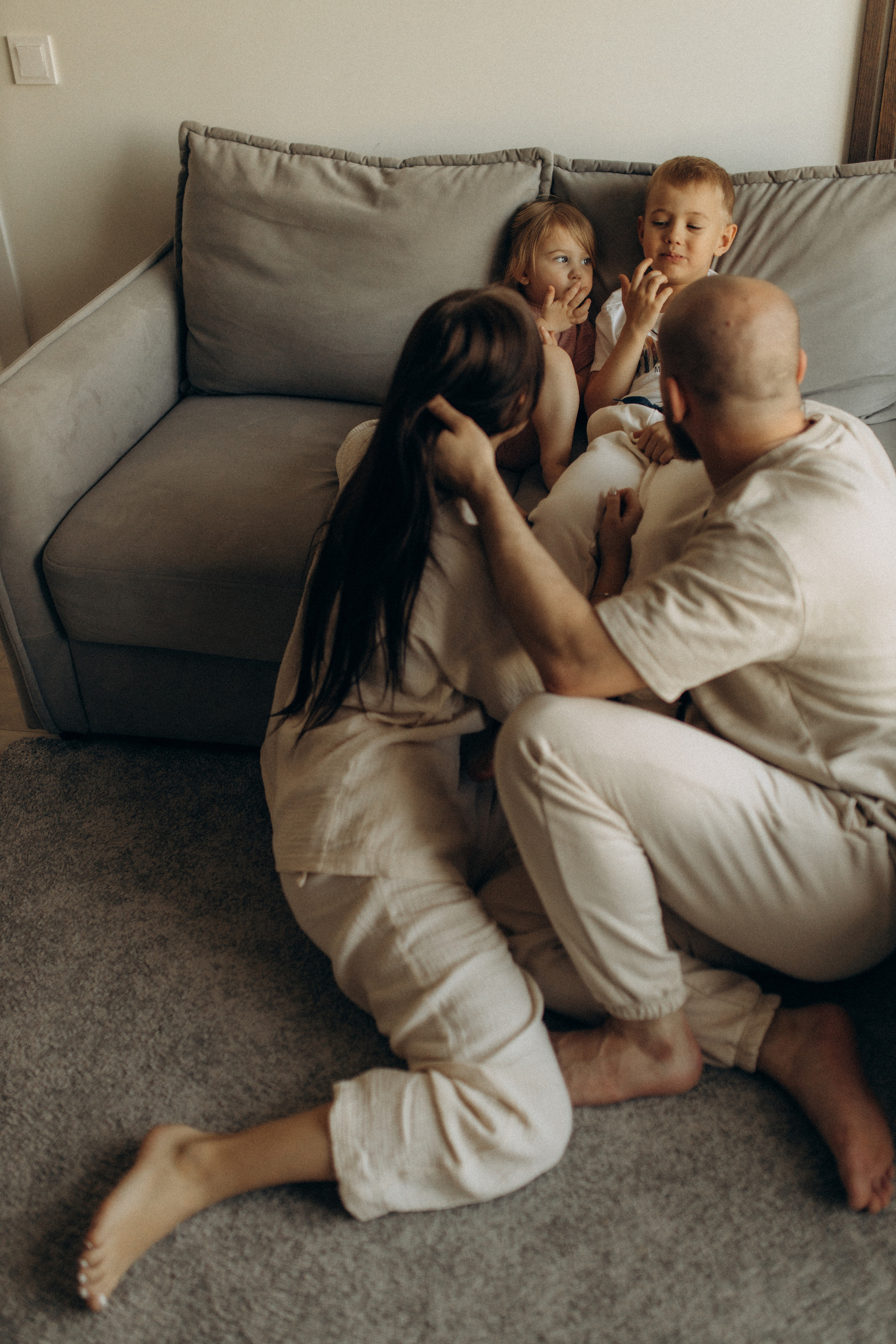 Наташа, Степа, Ксю, Артем. Семейный фотограф Оля Гладченко