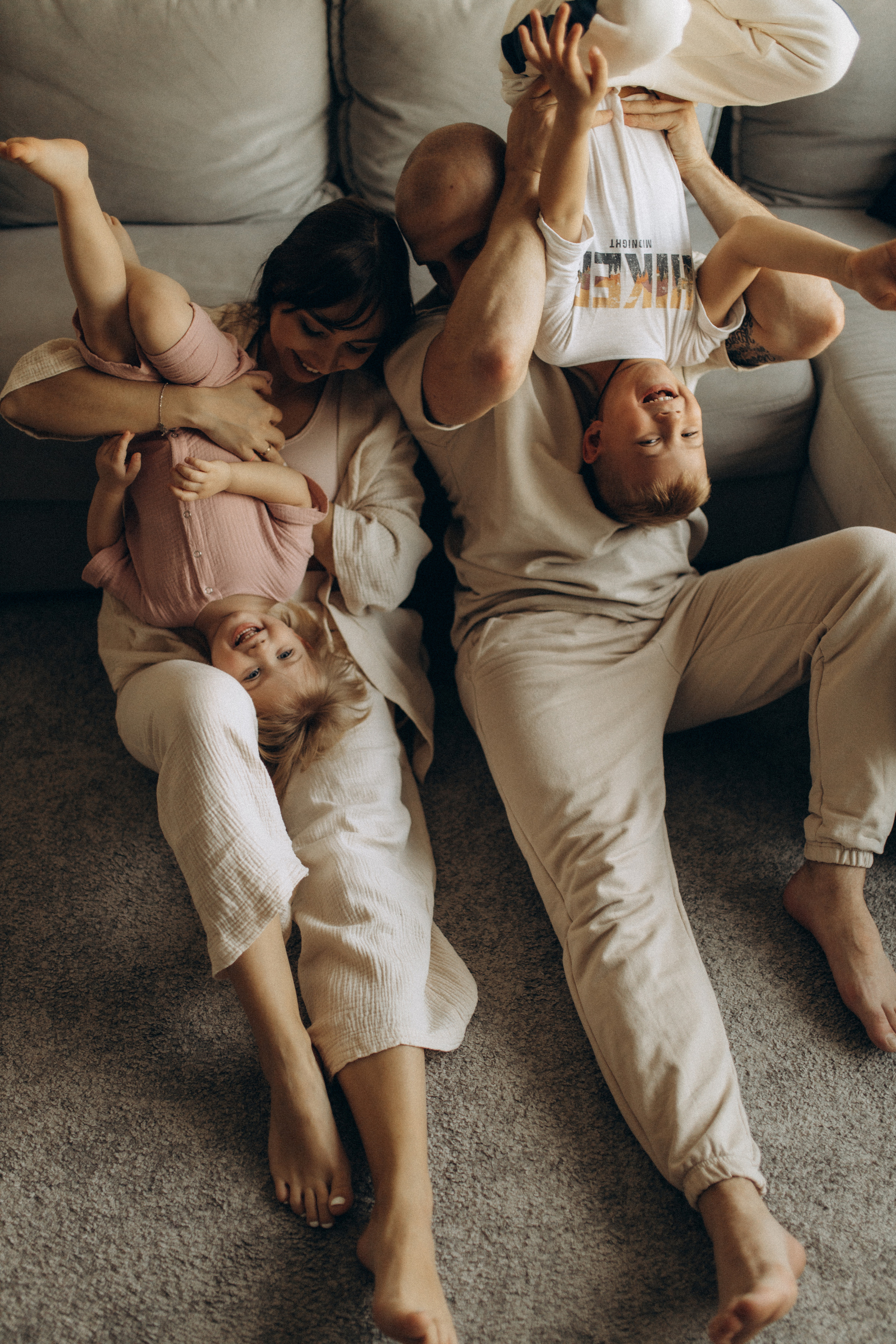 Наташа, Степа, Ксю, Артем. Семейный фотограф Оля Гладченко