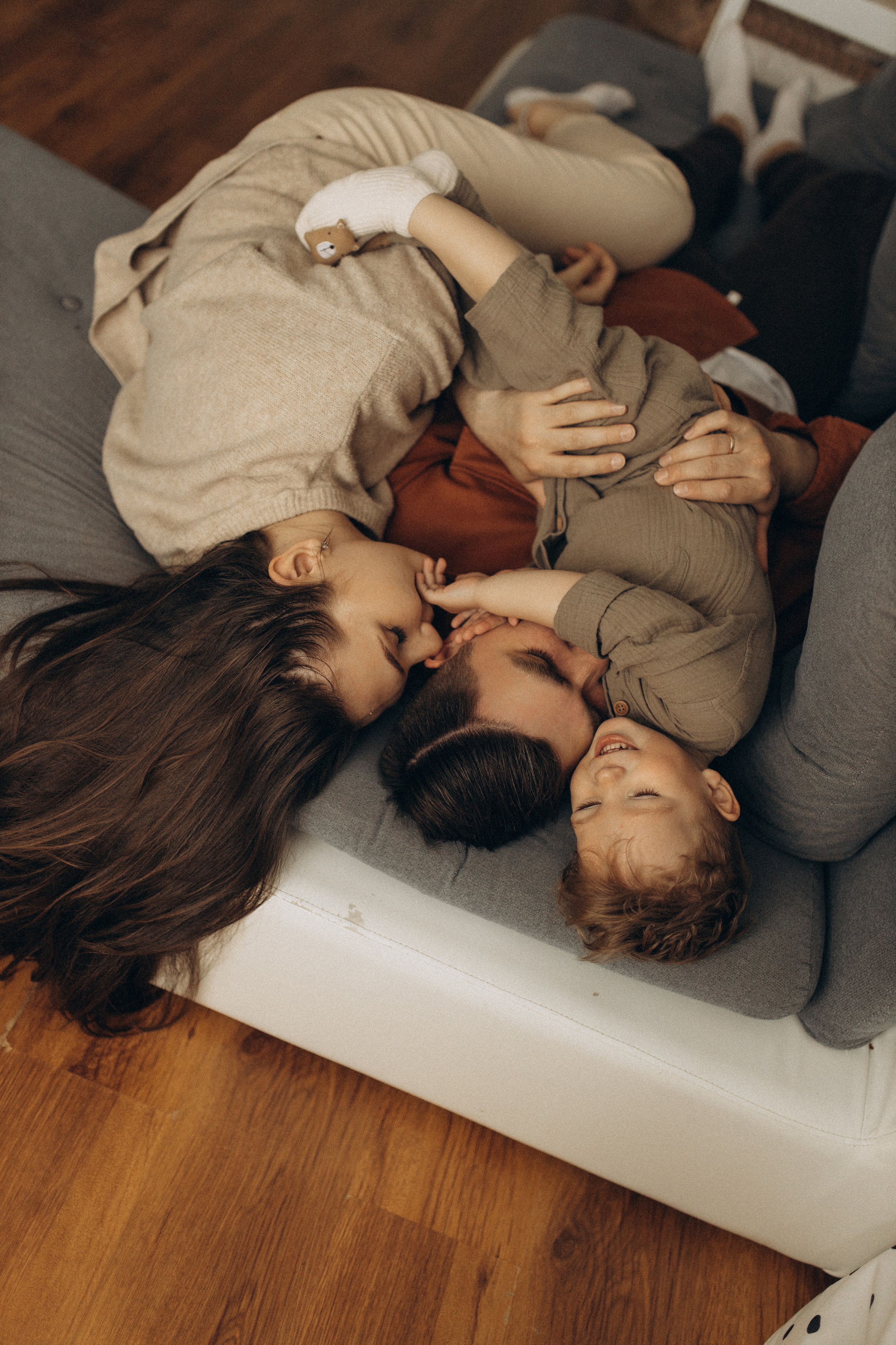 Надя, Вадим, Демид. Семейный фотограф Оля Гладченко