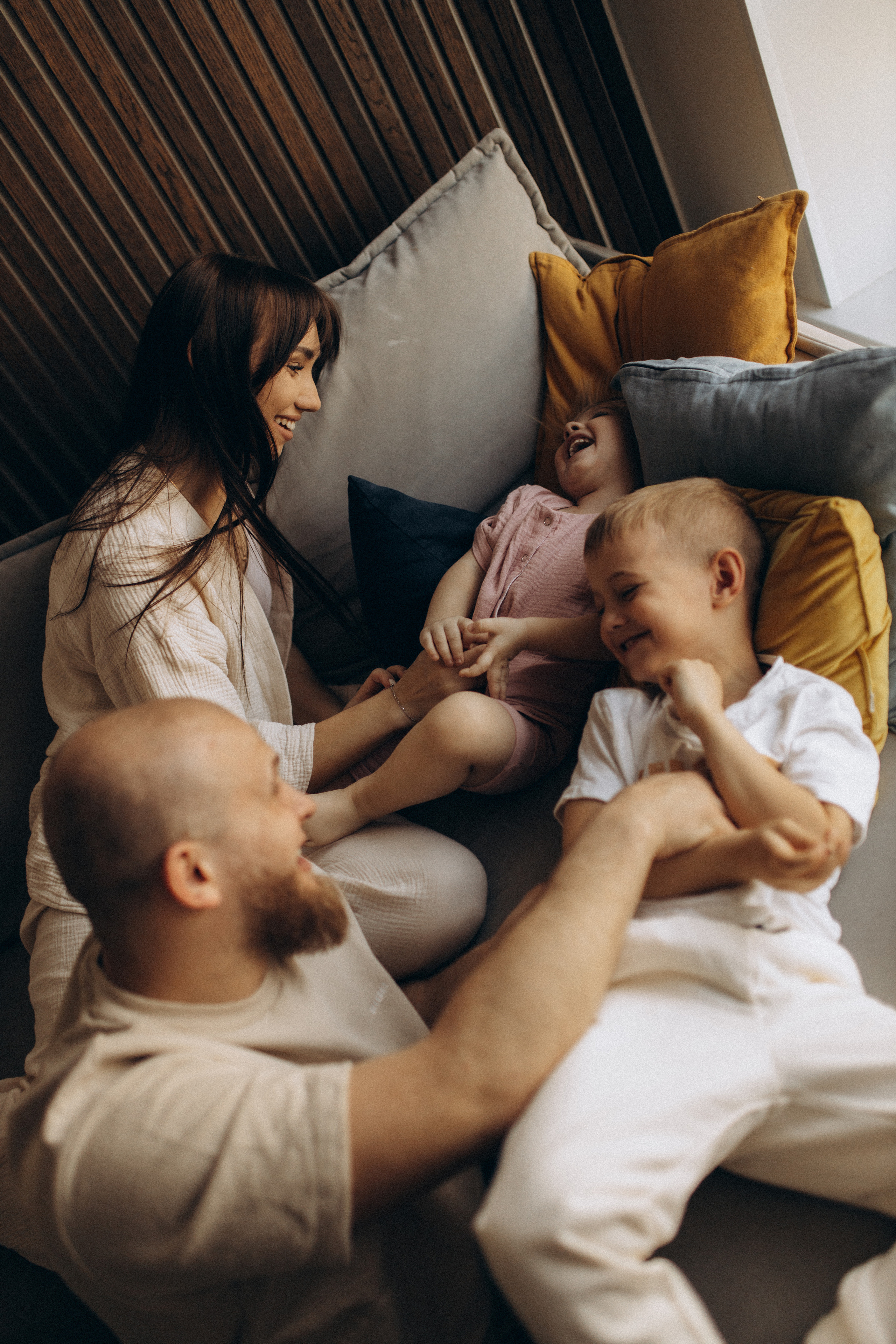 Наташа, Степа, Ксю, Артем. Семейный фотограф Оля Гладченко