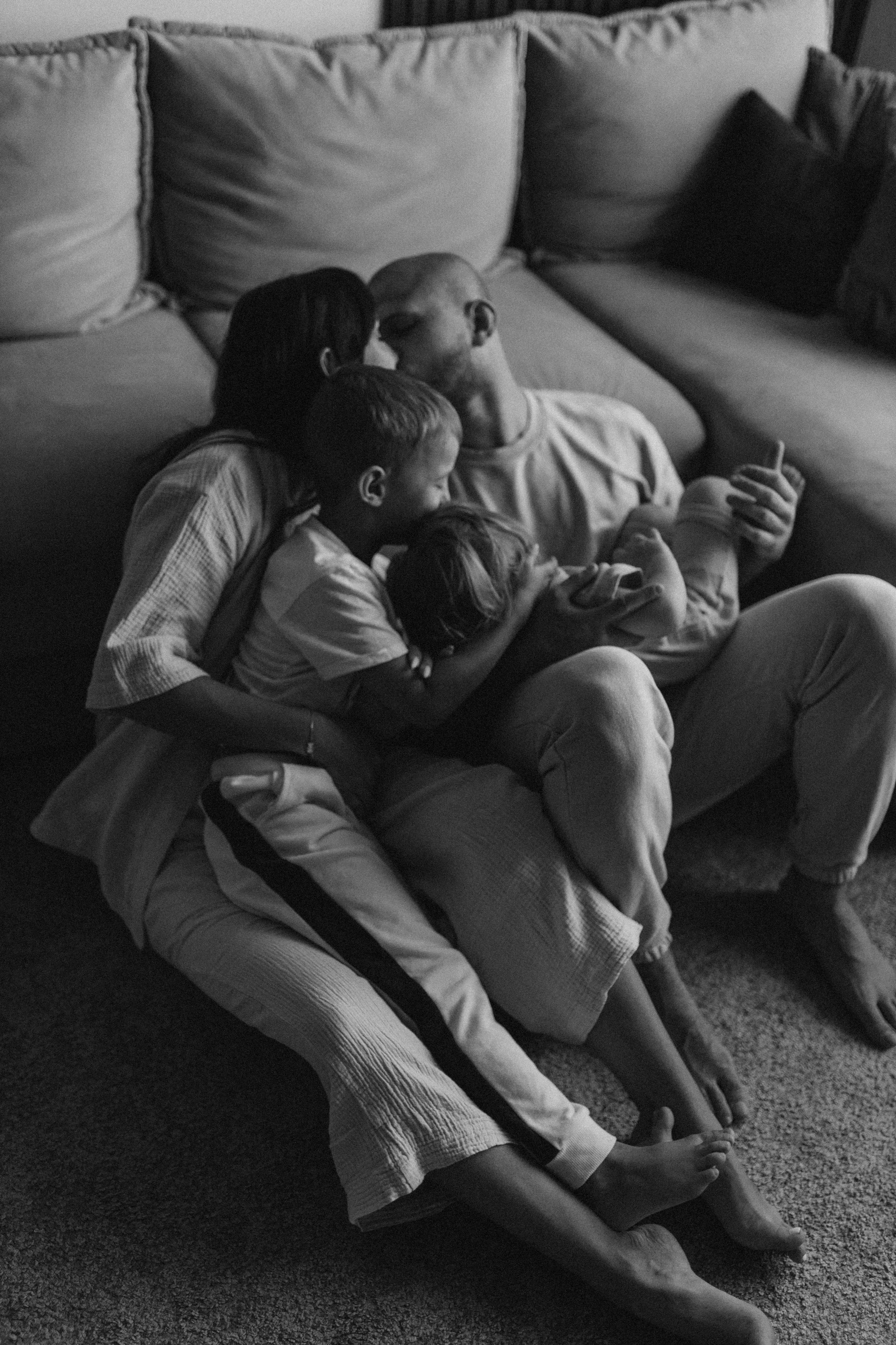 Наташа, Степа, Ксю, Артем. Семейный фотограф Оля Гладченко