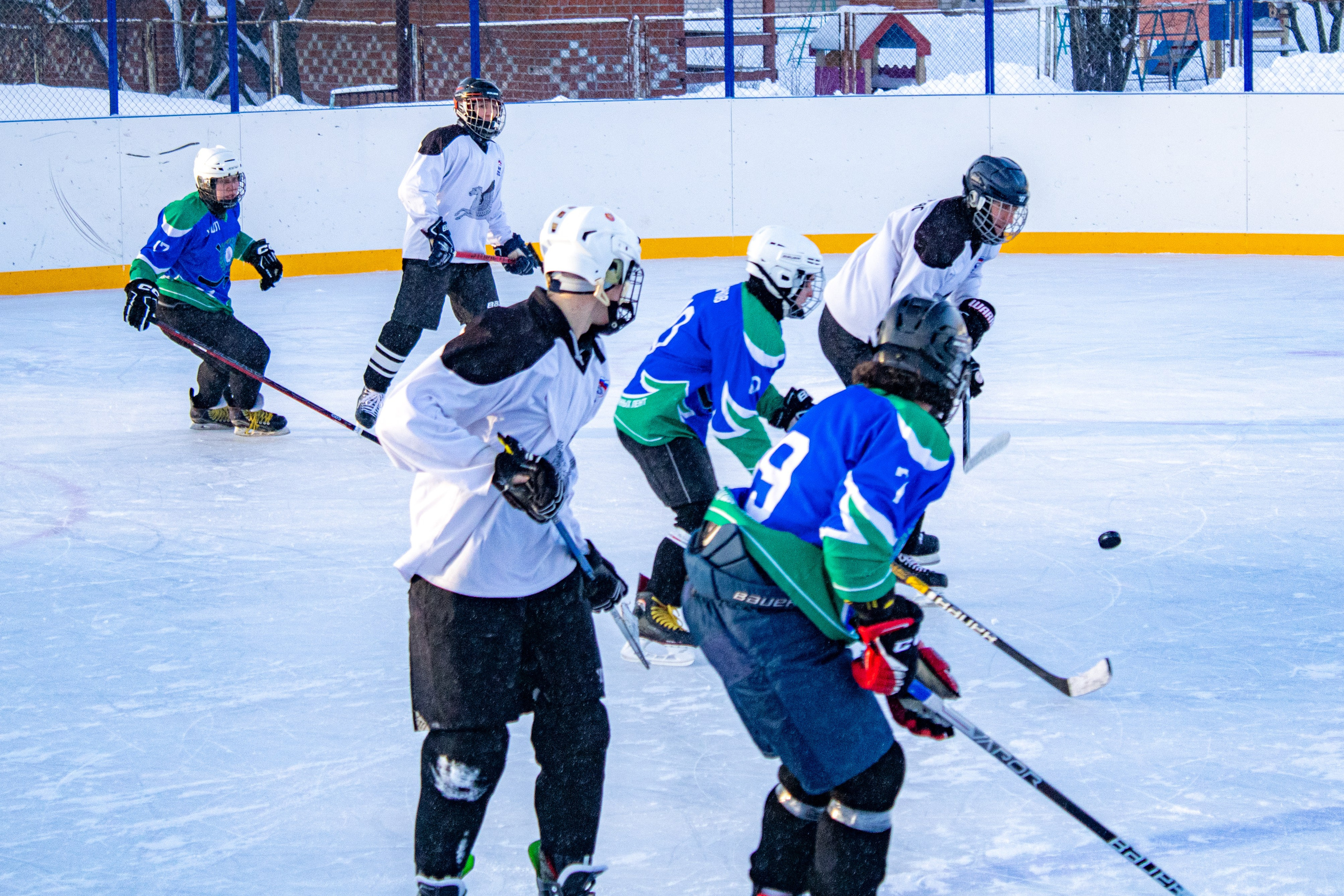 Хоккей г.п Атиг-г.п Дружинино