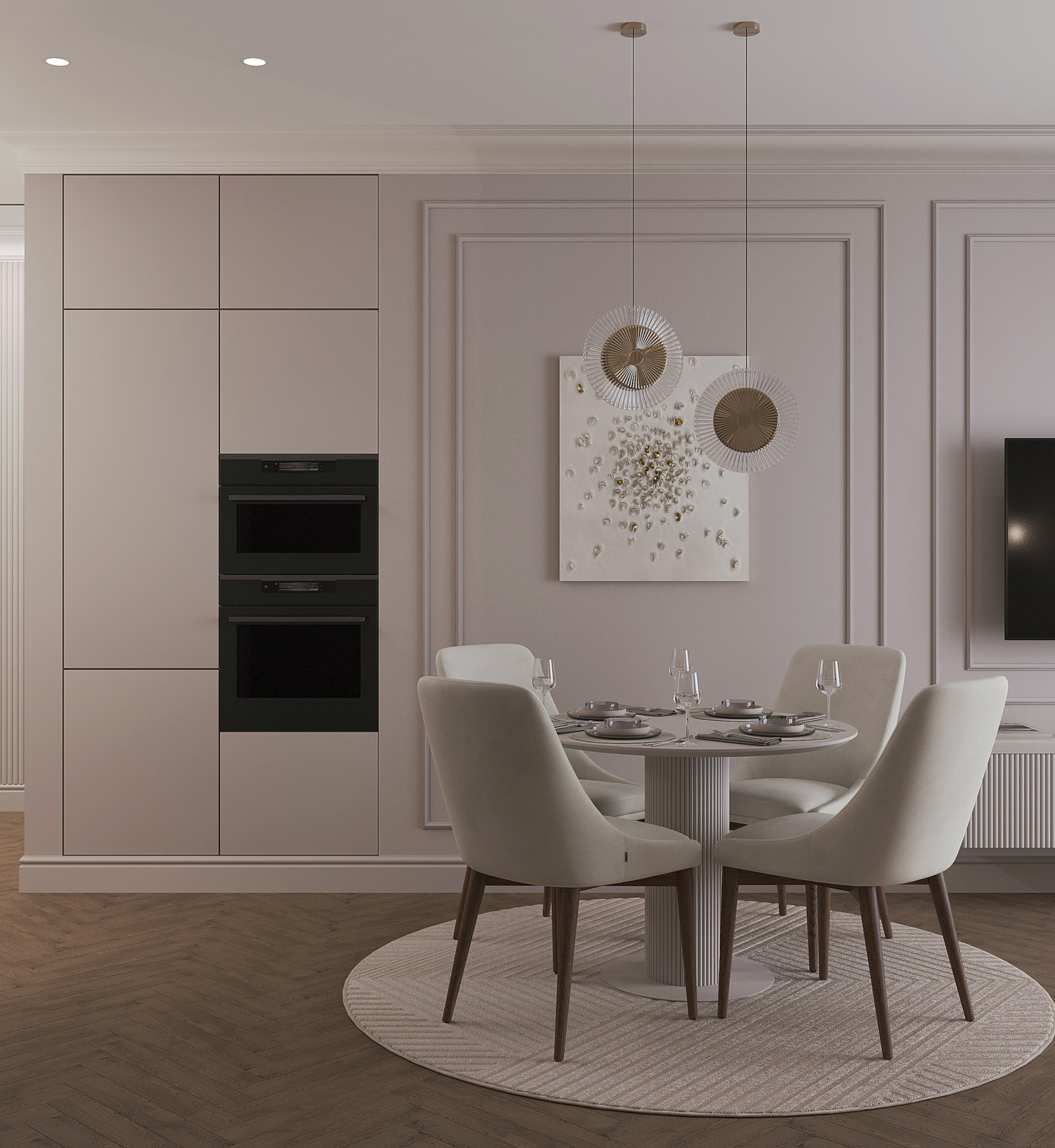 Проект ЖК City Bay Москва. Студия дизайна интерьера Лактионовой Елены