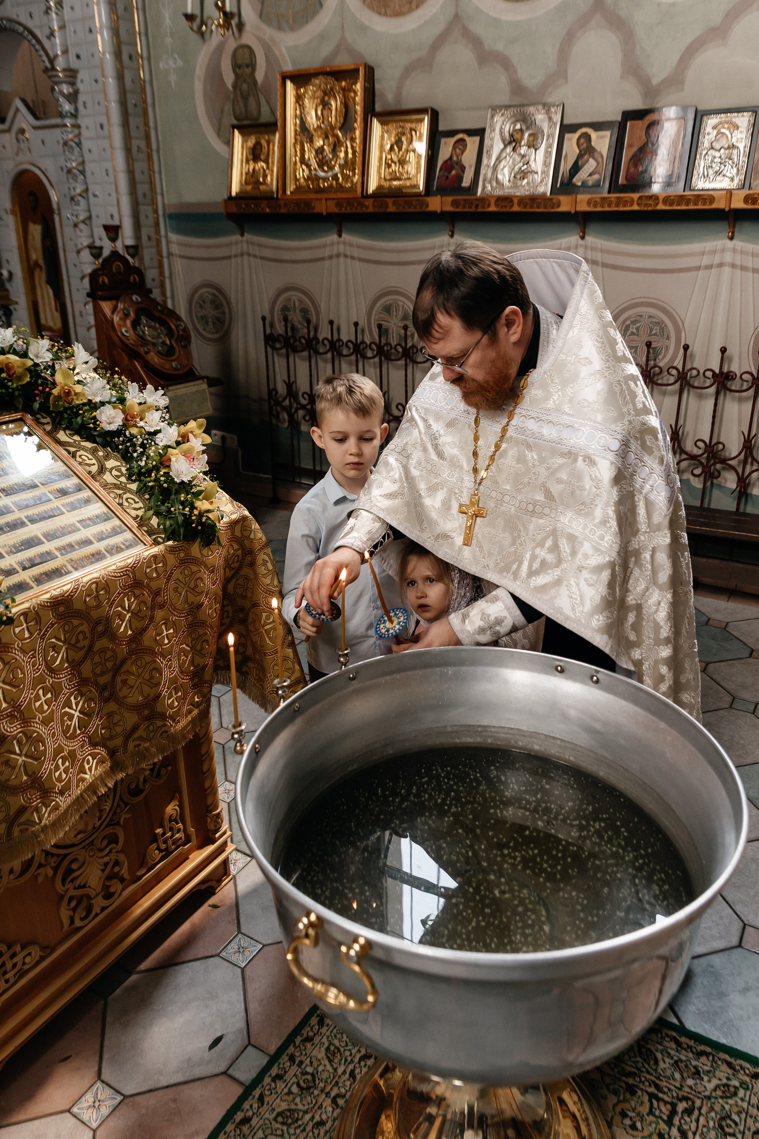 Крещение Леши. Семейный фотограф Минск Усова Ольга
